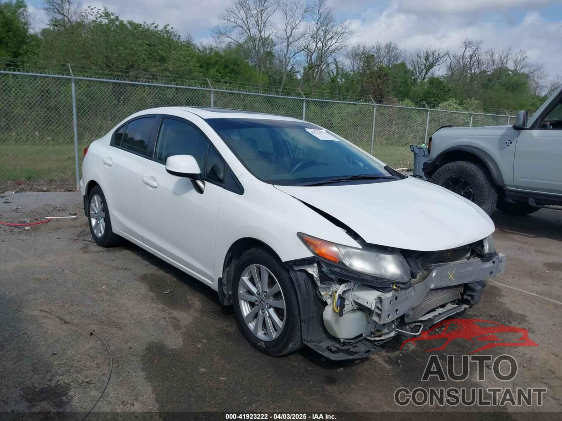 HONDA CIVIC 2012 - JHMFB2F88CS000347