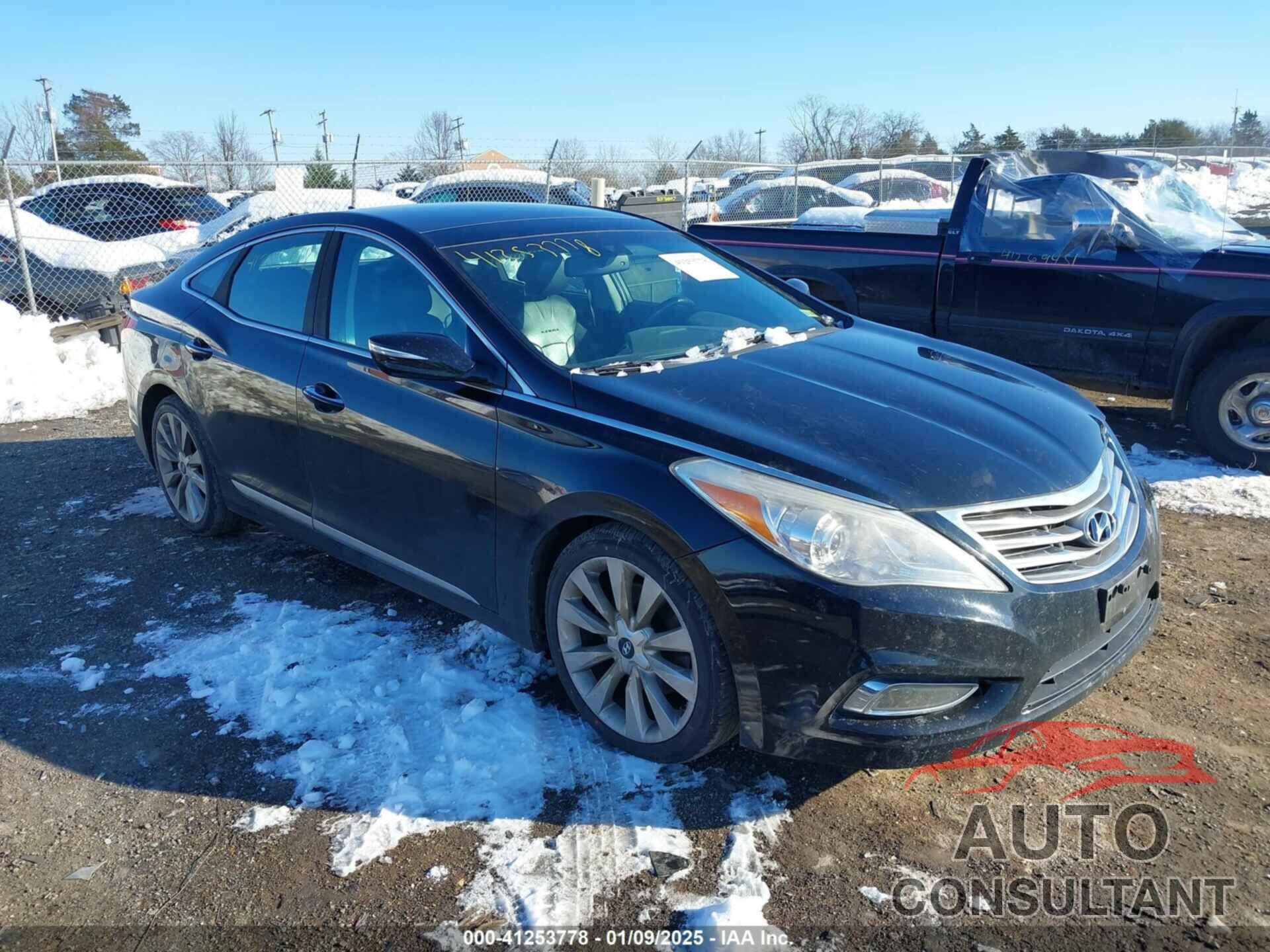 HYUNDAI AZERA 2013 - KMHFH4JG9DA250936