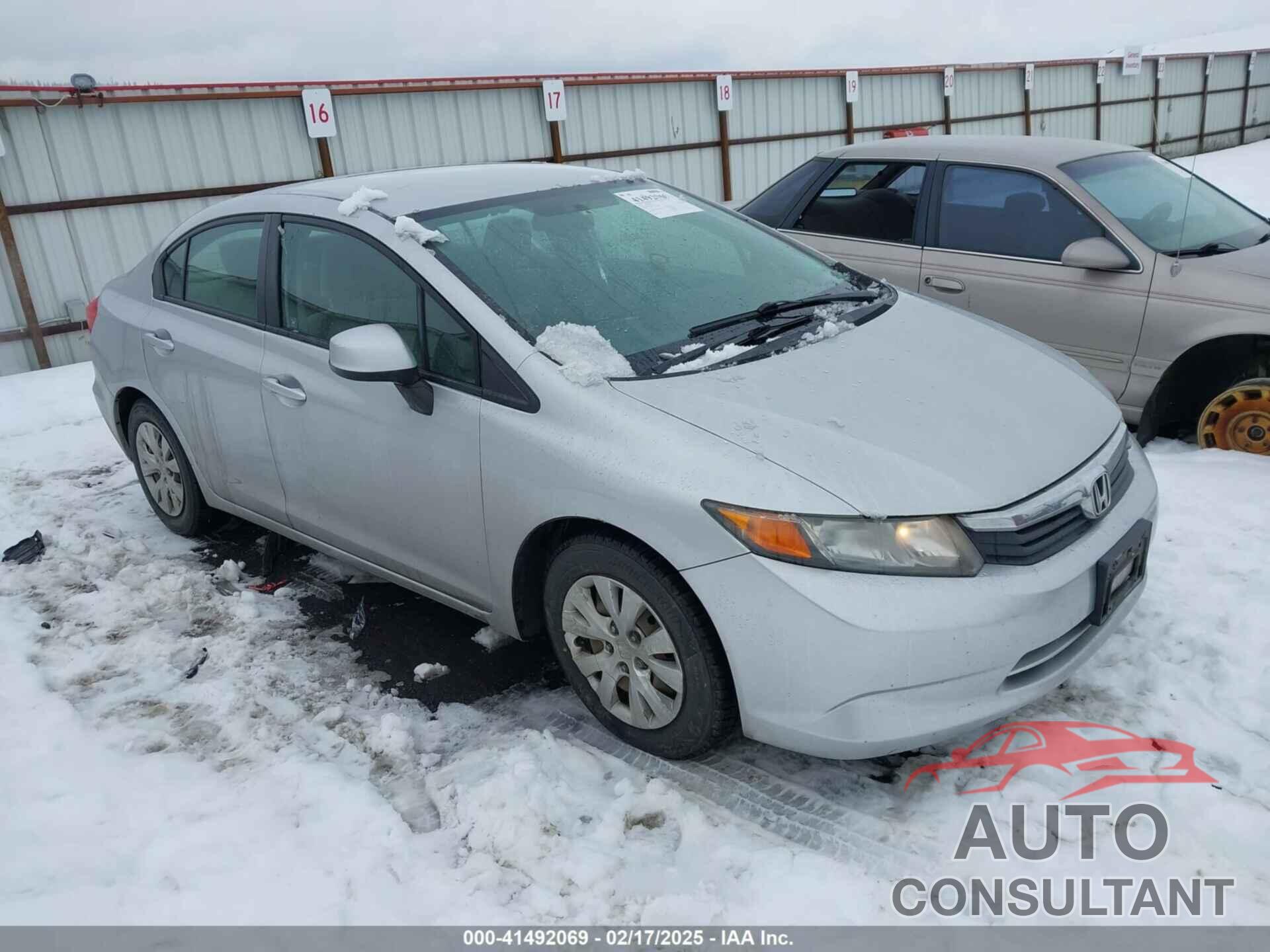 HONDA CIVIC 2012 - 2HGFB2F53CH330462