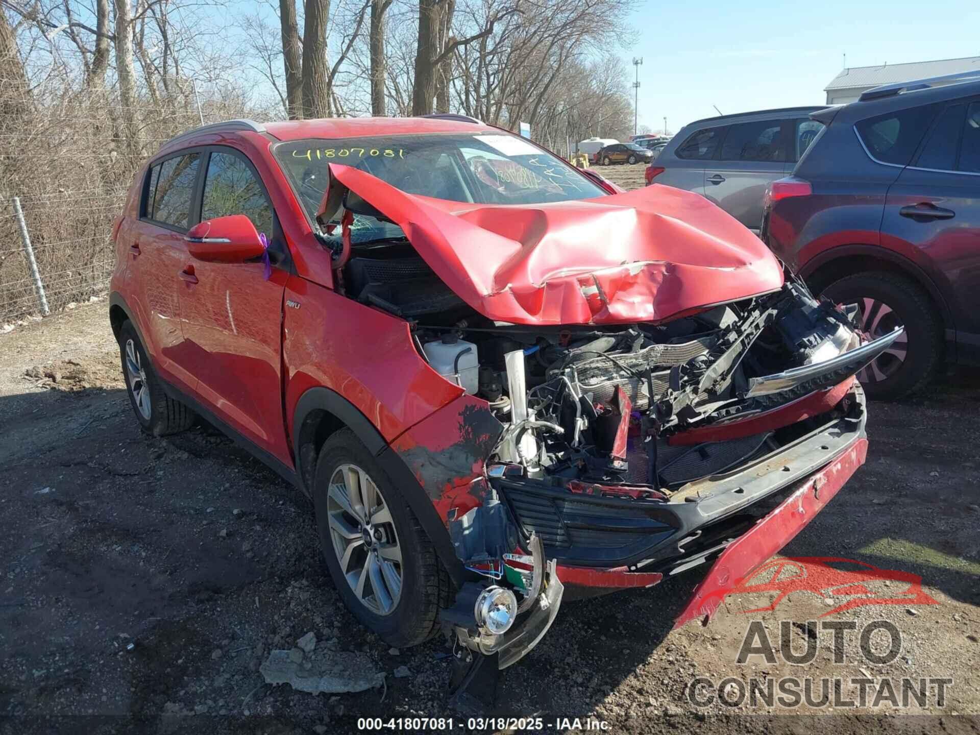 KIA SPORTAGE 2015 - KNDPBCAC0F7740506