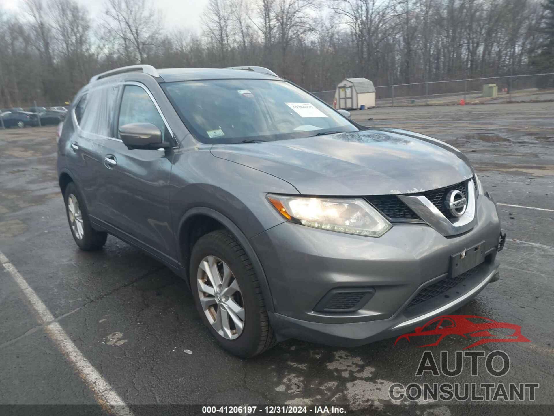 NISSAN ROGUE 2015 - KNMAT2MVXFP514676