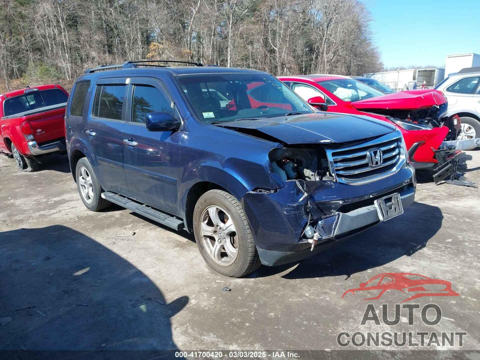 HONDA PILOT 2013 - 5FNYF4H46DB064681