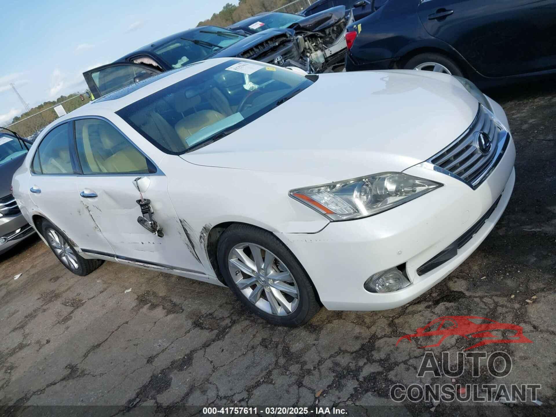 LEXUS ES 350 2012 - JTHBK1EG4C2501477