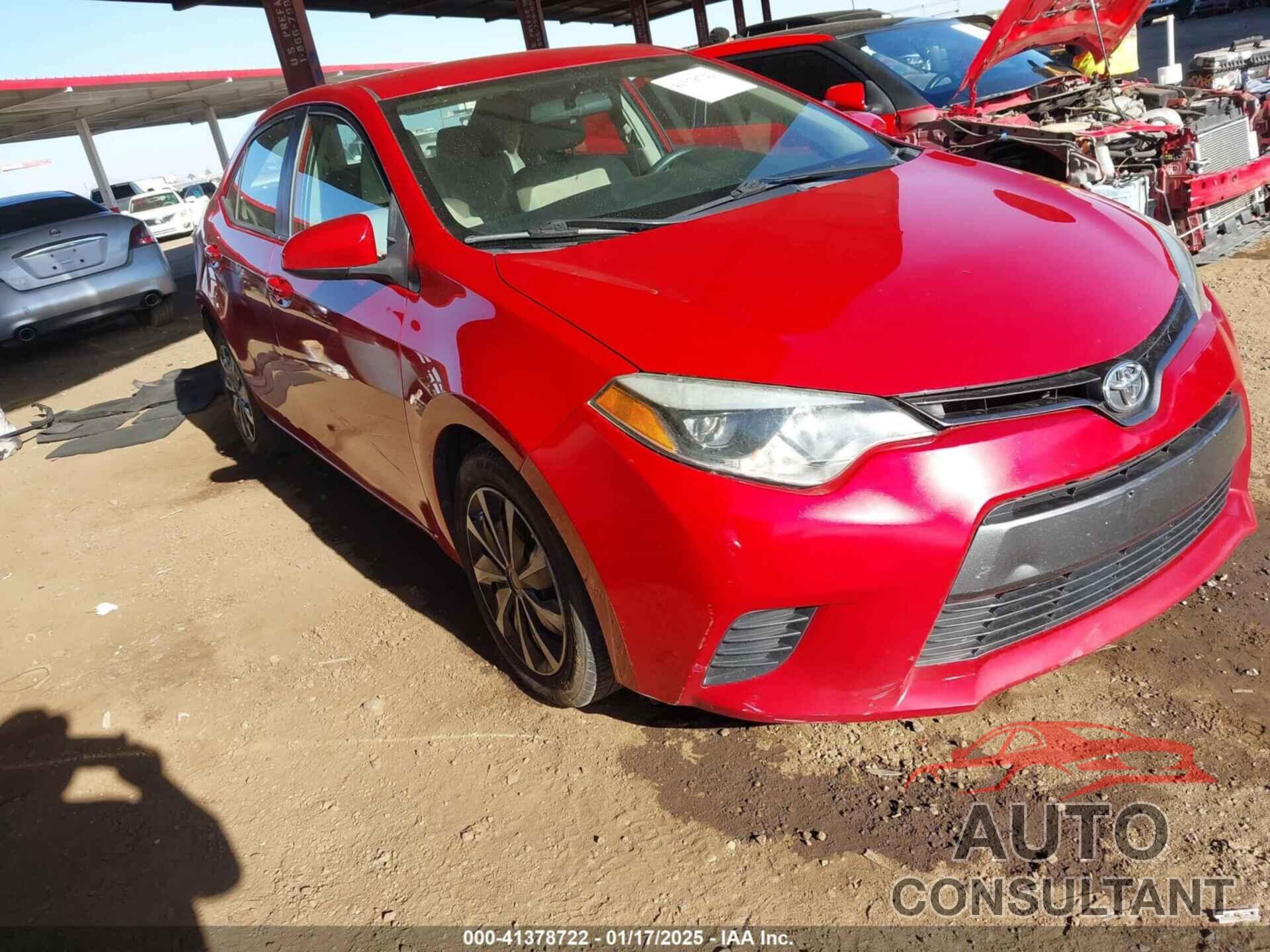 TOYOTA COROLLA 2016 - 2T1BURHE2GC621113