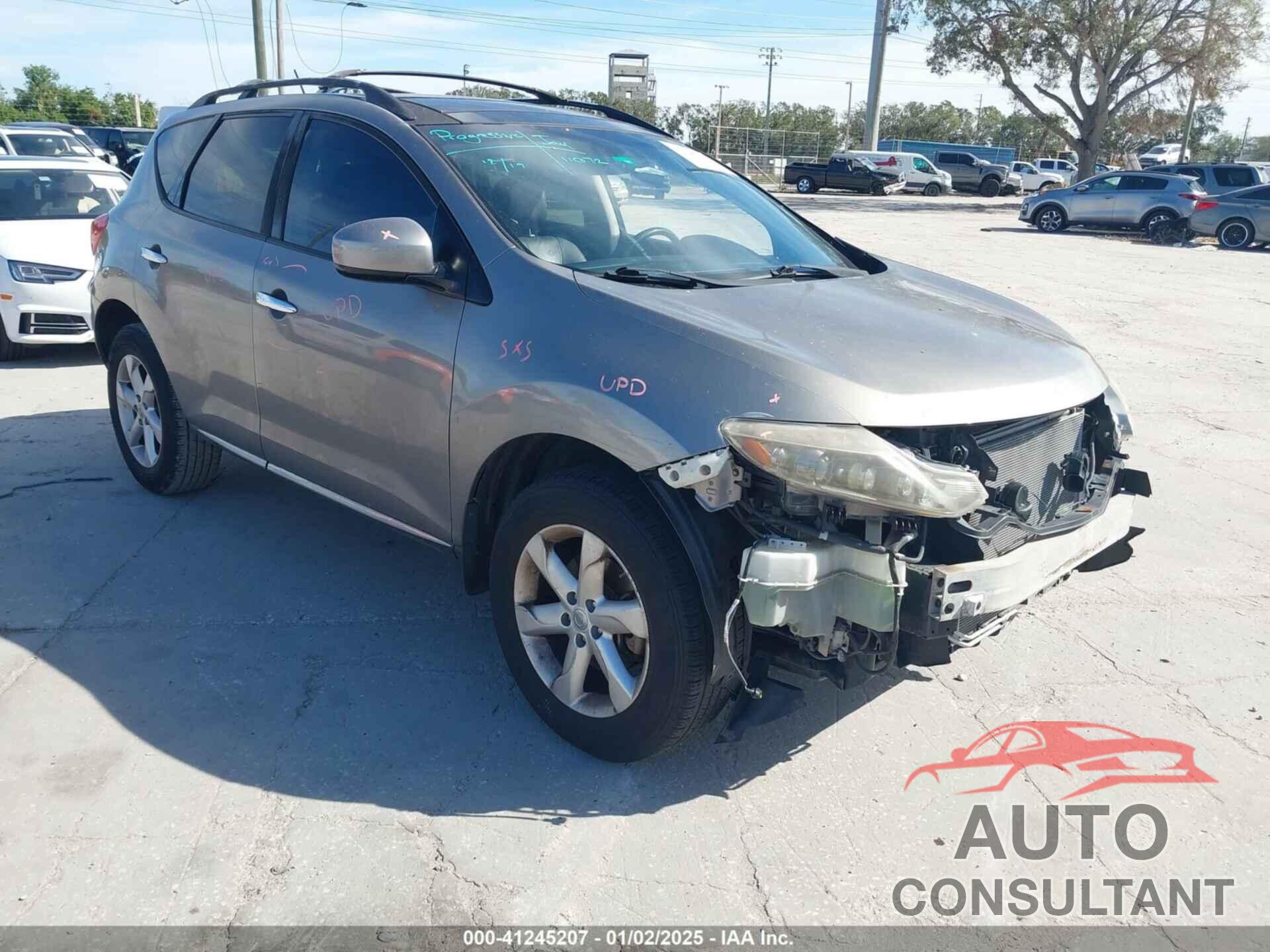 NISSAN MURANO 2010 - JN8AZ1MU8AW006077