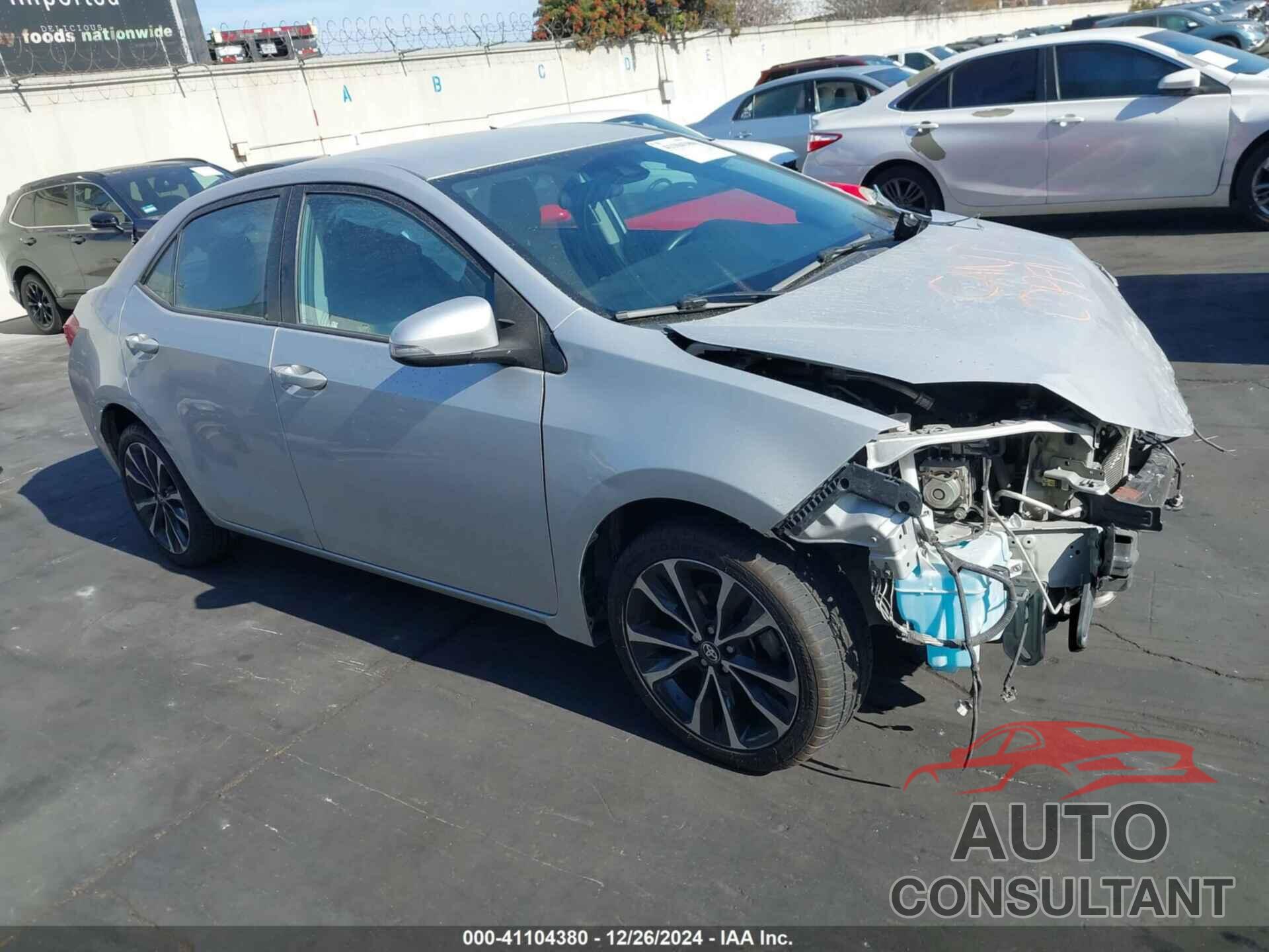 TOYOTA COROLLA 2018 - 5YFBURHE6JP763309