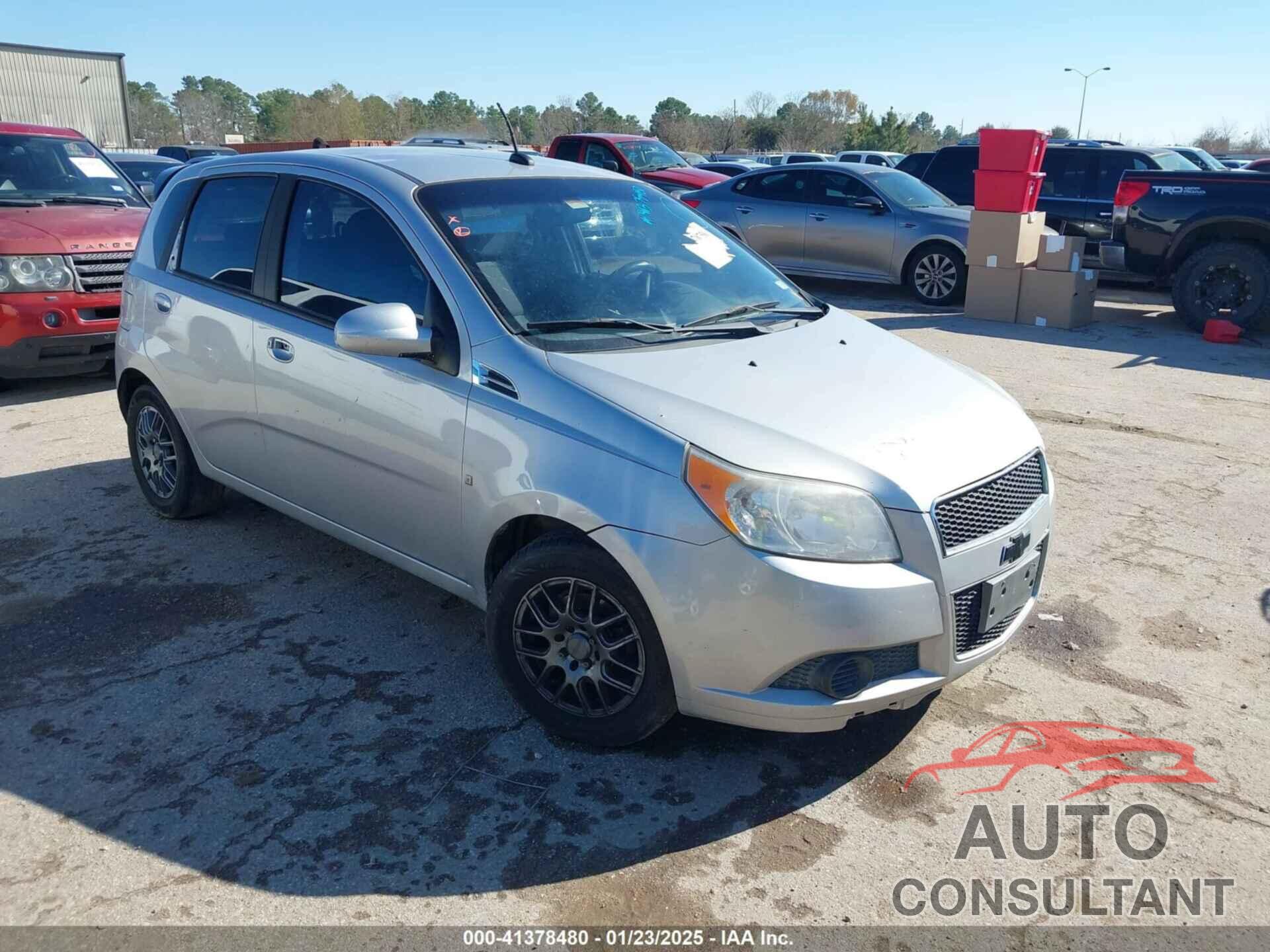 CHEVROLET AVEO 2009 - KL1TD66E99B630907