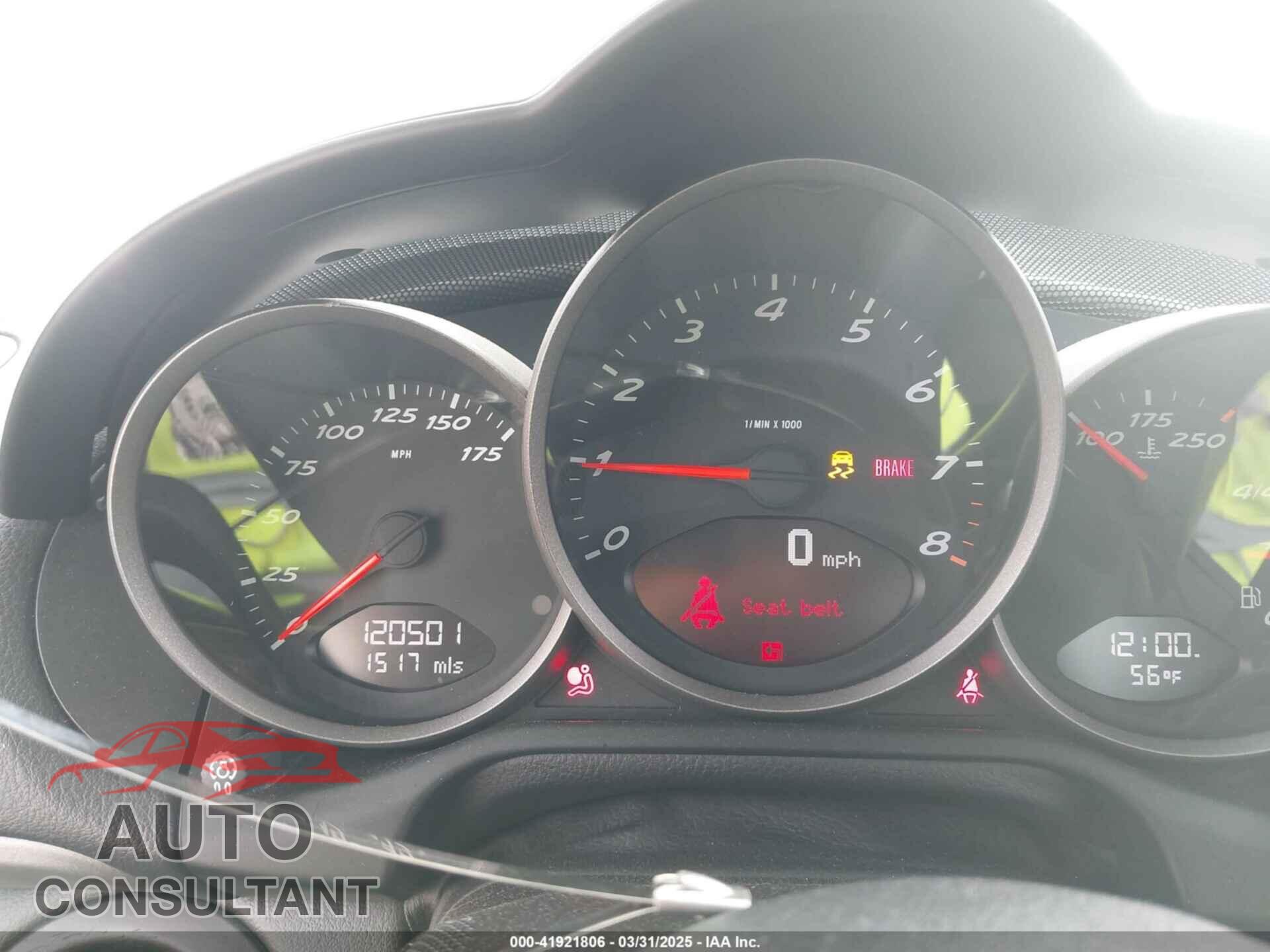 PORSCHE CAYMAN 2012 - WP0AA2A88CS760106