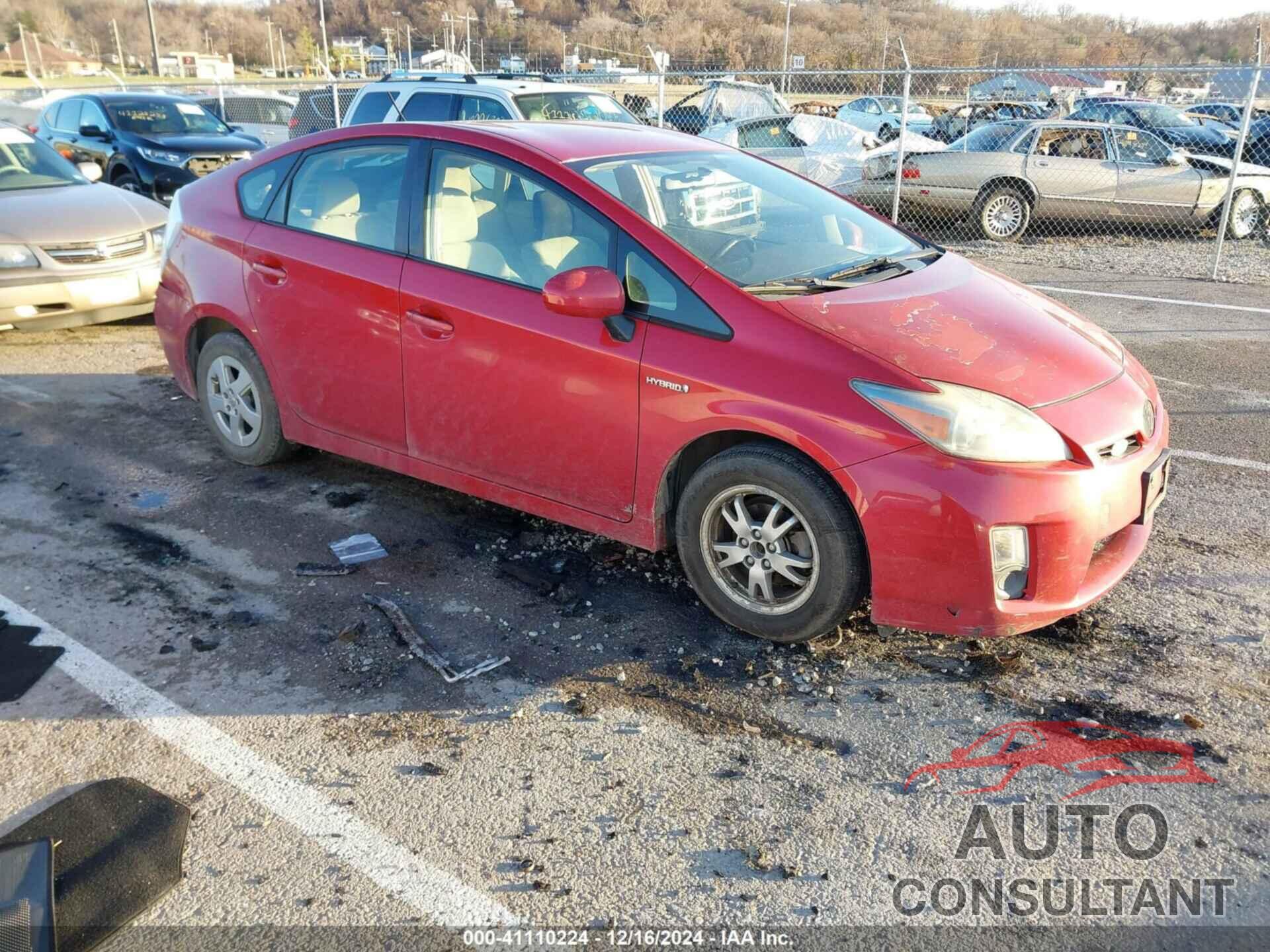 TOYOTA PRIUS 2010 - JTDKN3DUXA0089330