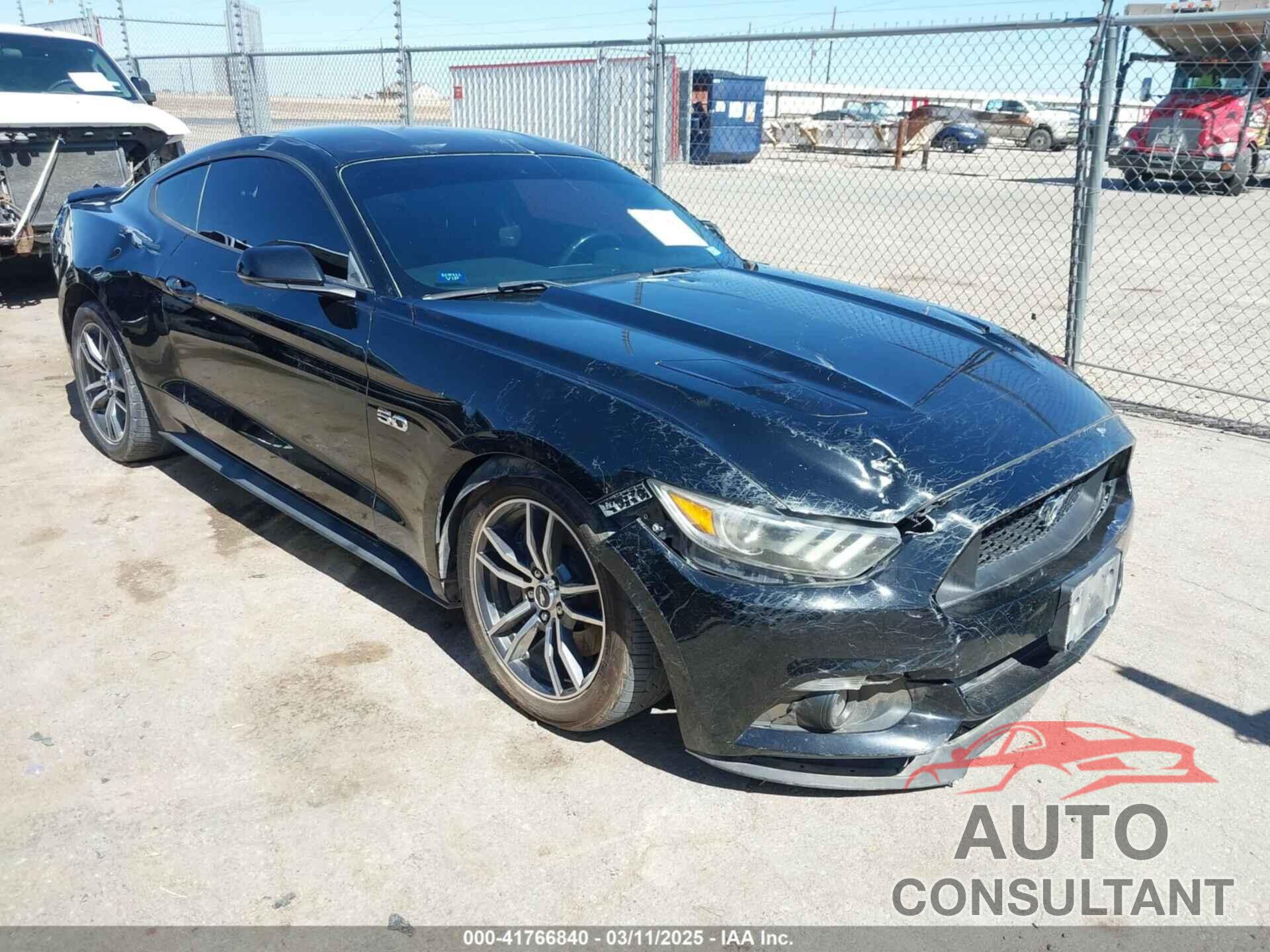 FORD MUSTANG 2017 - 1FA6P8CF8H5312656