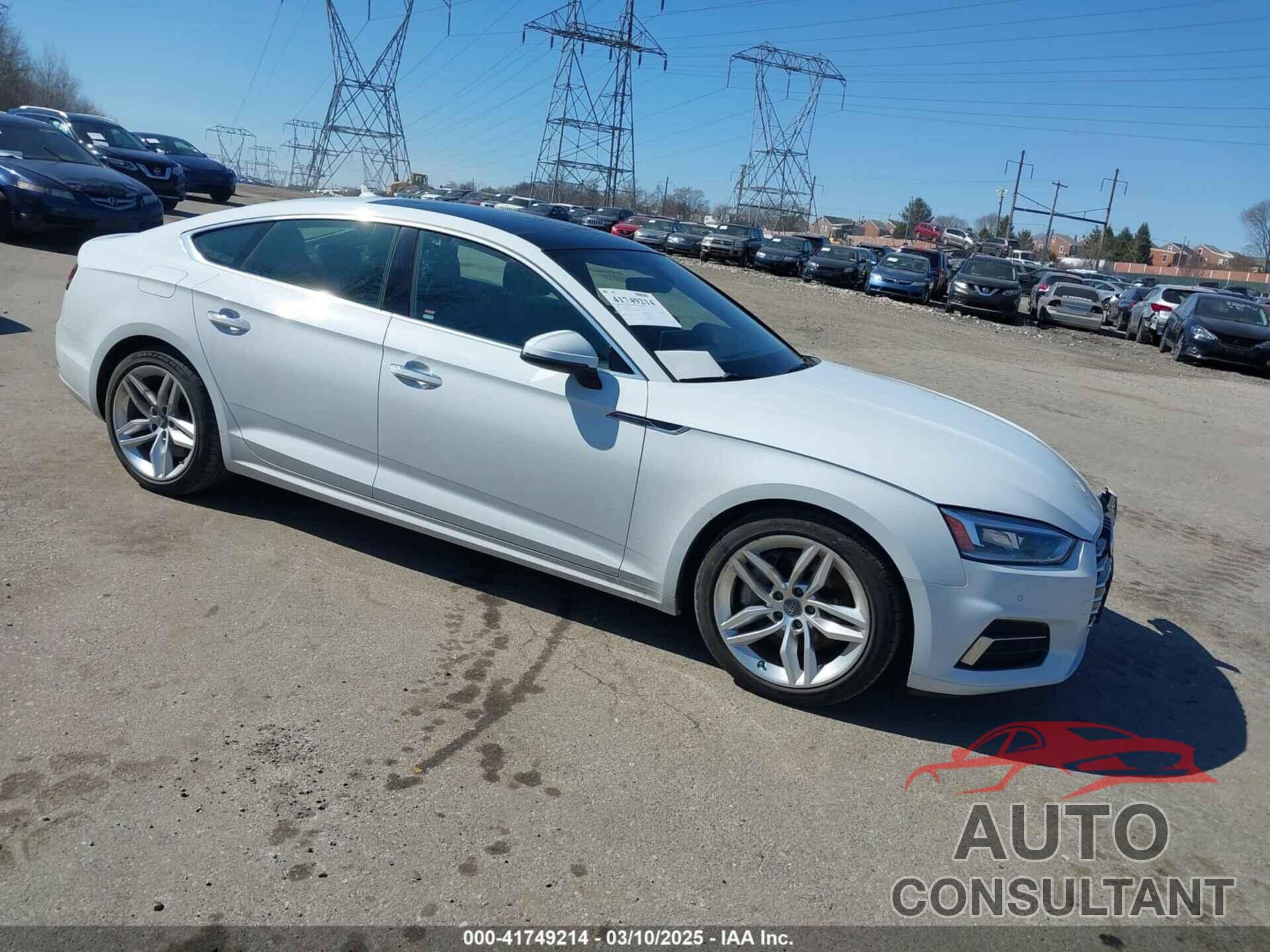 AUDI A5 2019 - WAUBNCF53KA023202
