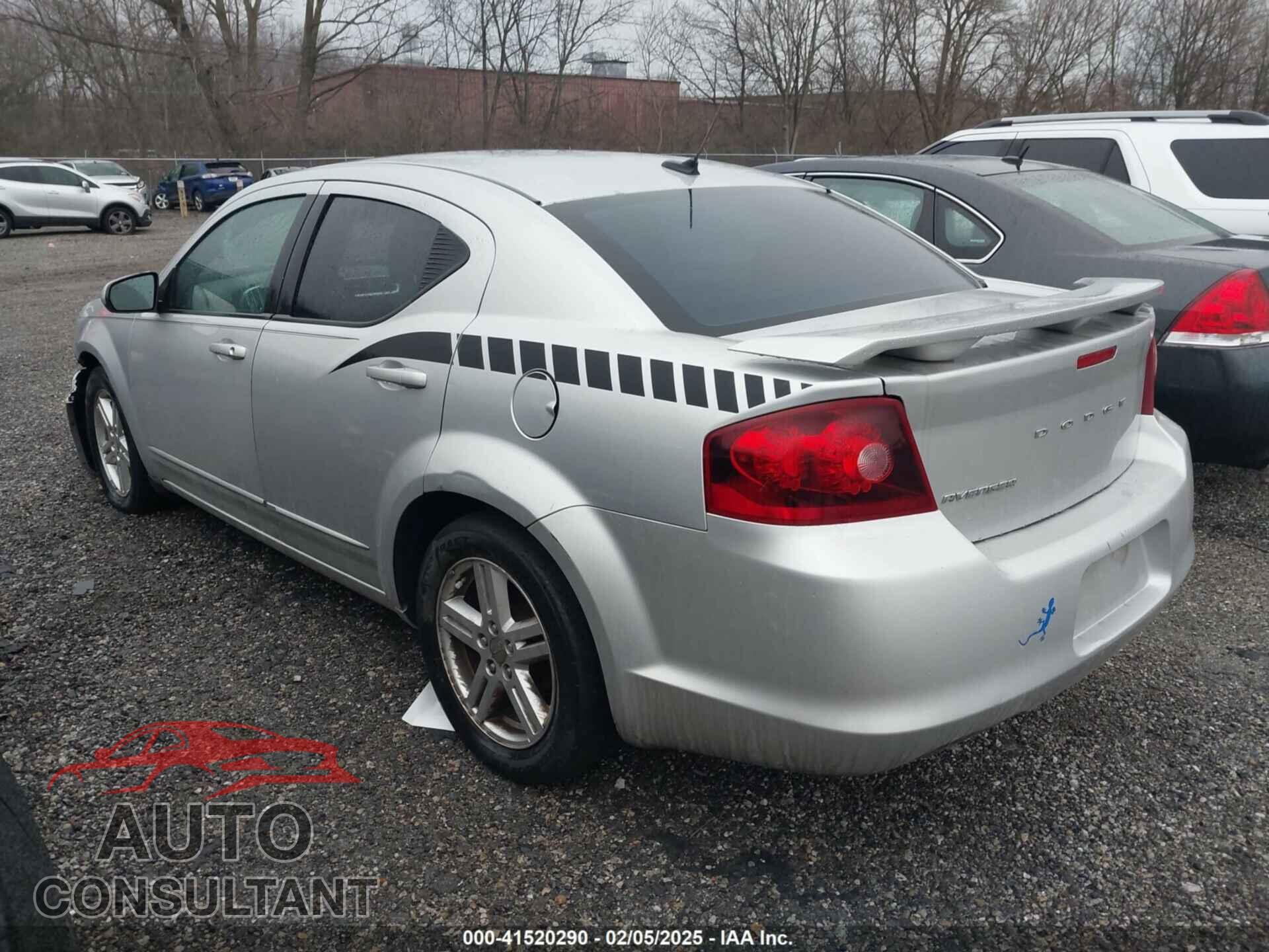 DODGE AVENGER 2012 - 1C3CDZCB5CN179070