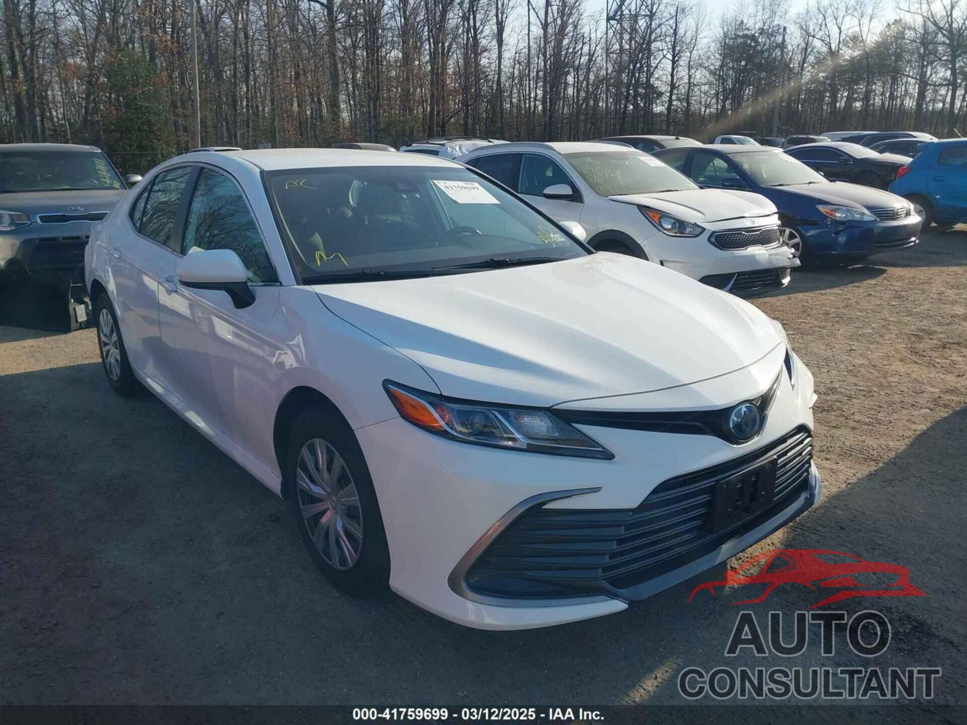 TOYOTA CAMRY 2022 - 4T1C31AK8NU589613