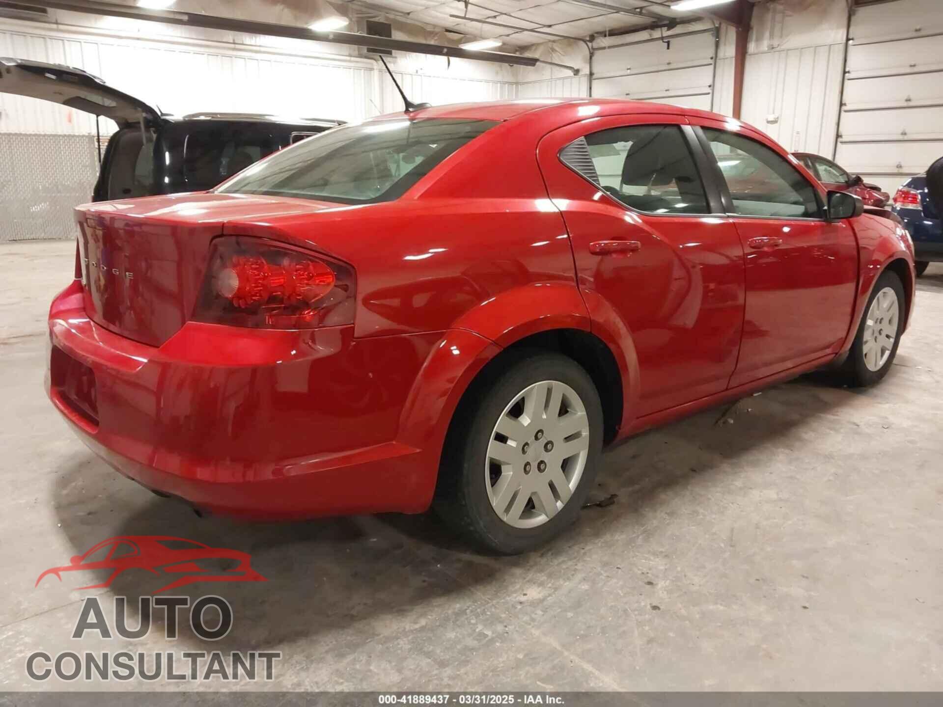 DODGE AVENGER 2013 - 1C3CDZAB0DN588064