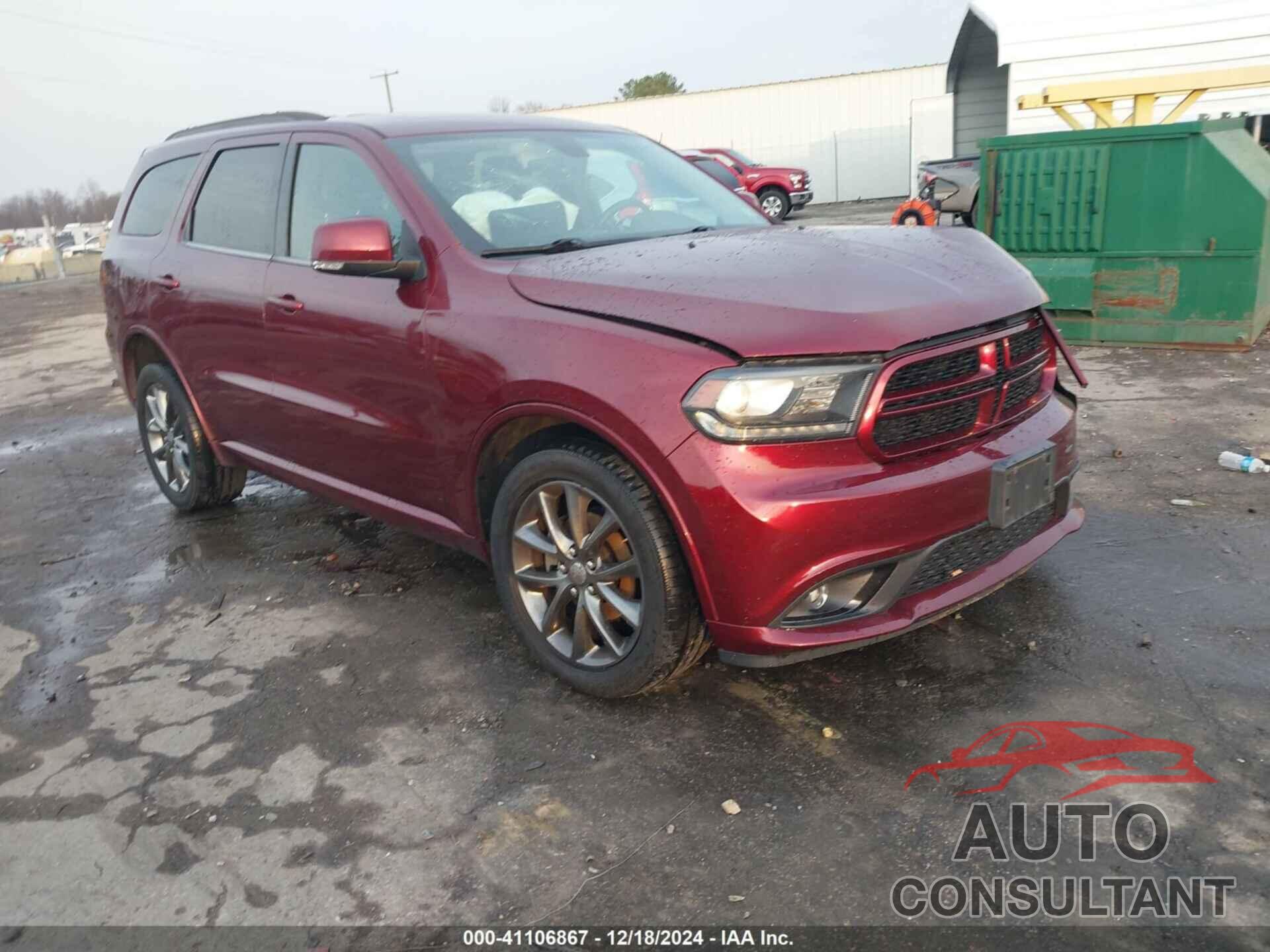 DODGE DURANGO 2017 - 1C4RDJDG8HC622199