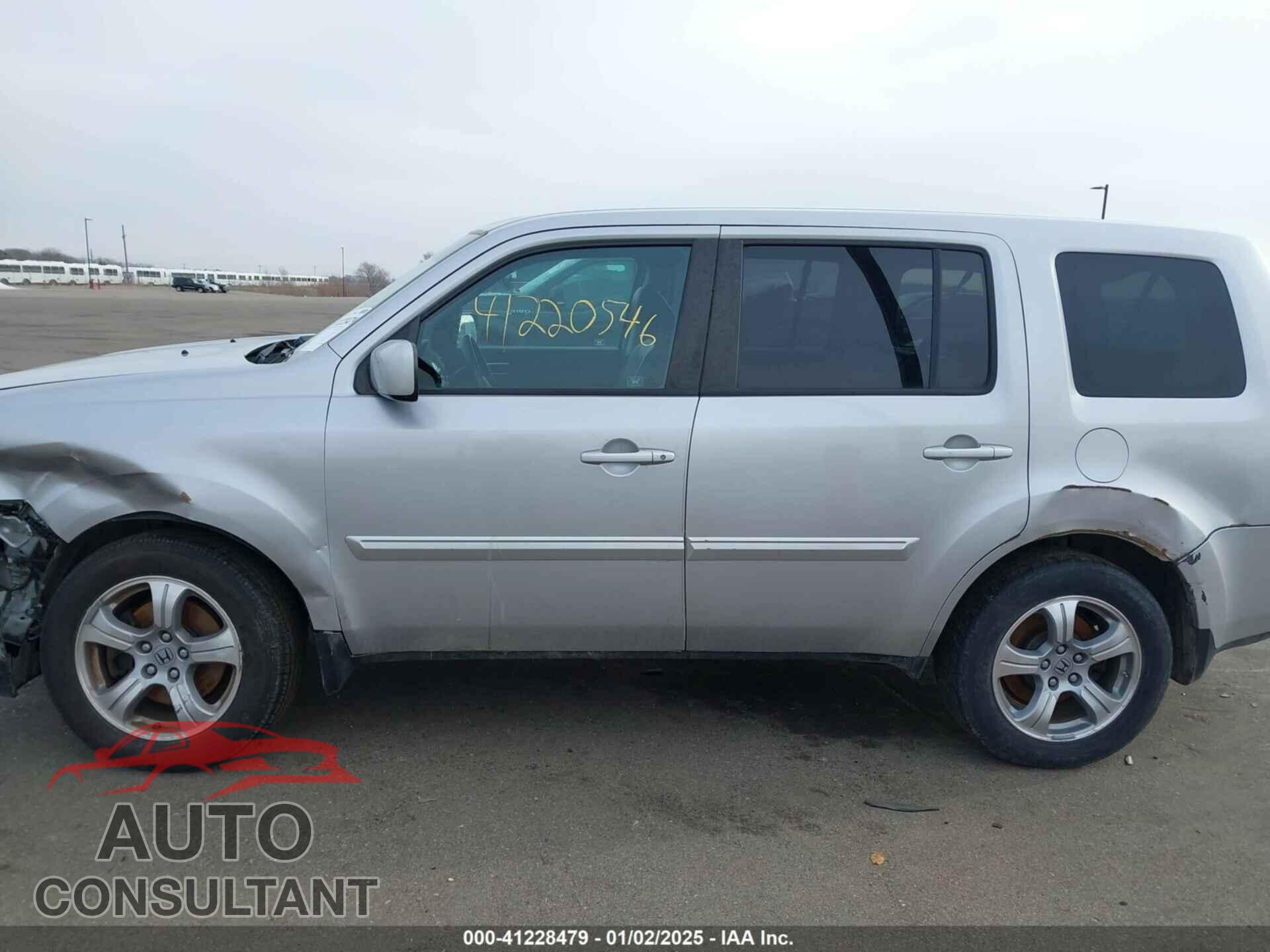 HONDA PILOT 2012 - 5FNYF4H55CB070253