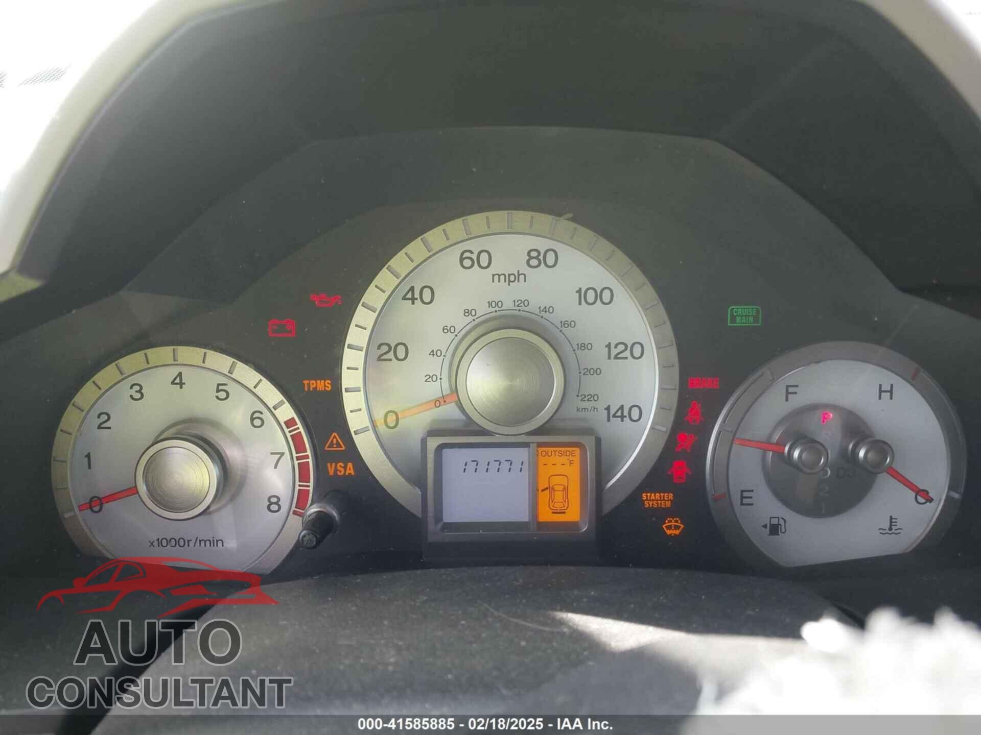 HONDA PILOT 2009 - 5FNYF38469B014509