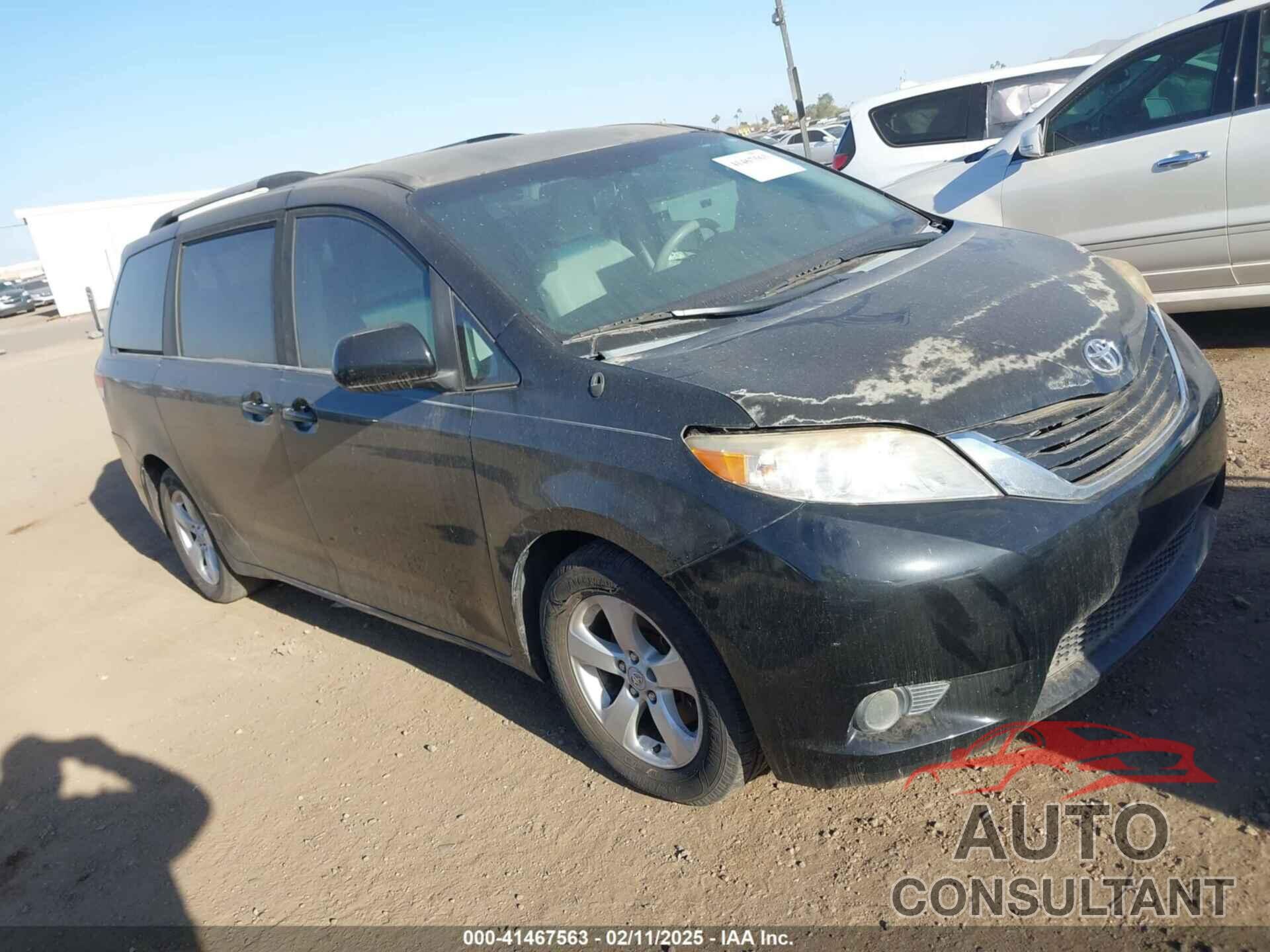 TOYOTA SIENNA 2012 - 5TDKK3DC7CS255500