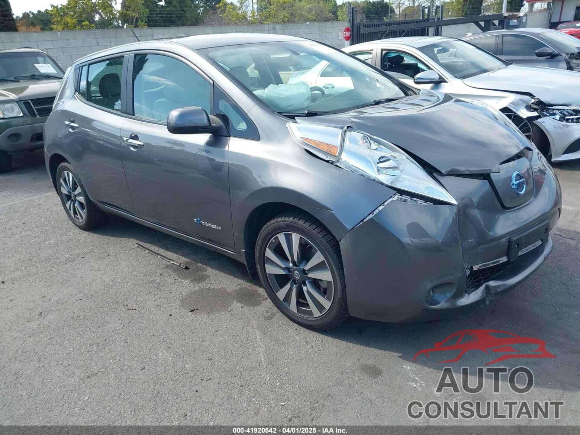 NISSAN LEAF 2017 - 1N4BZ0CP1HC302579