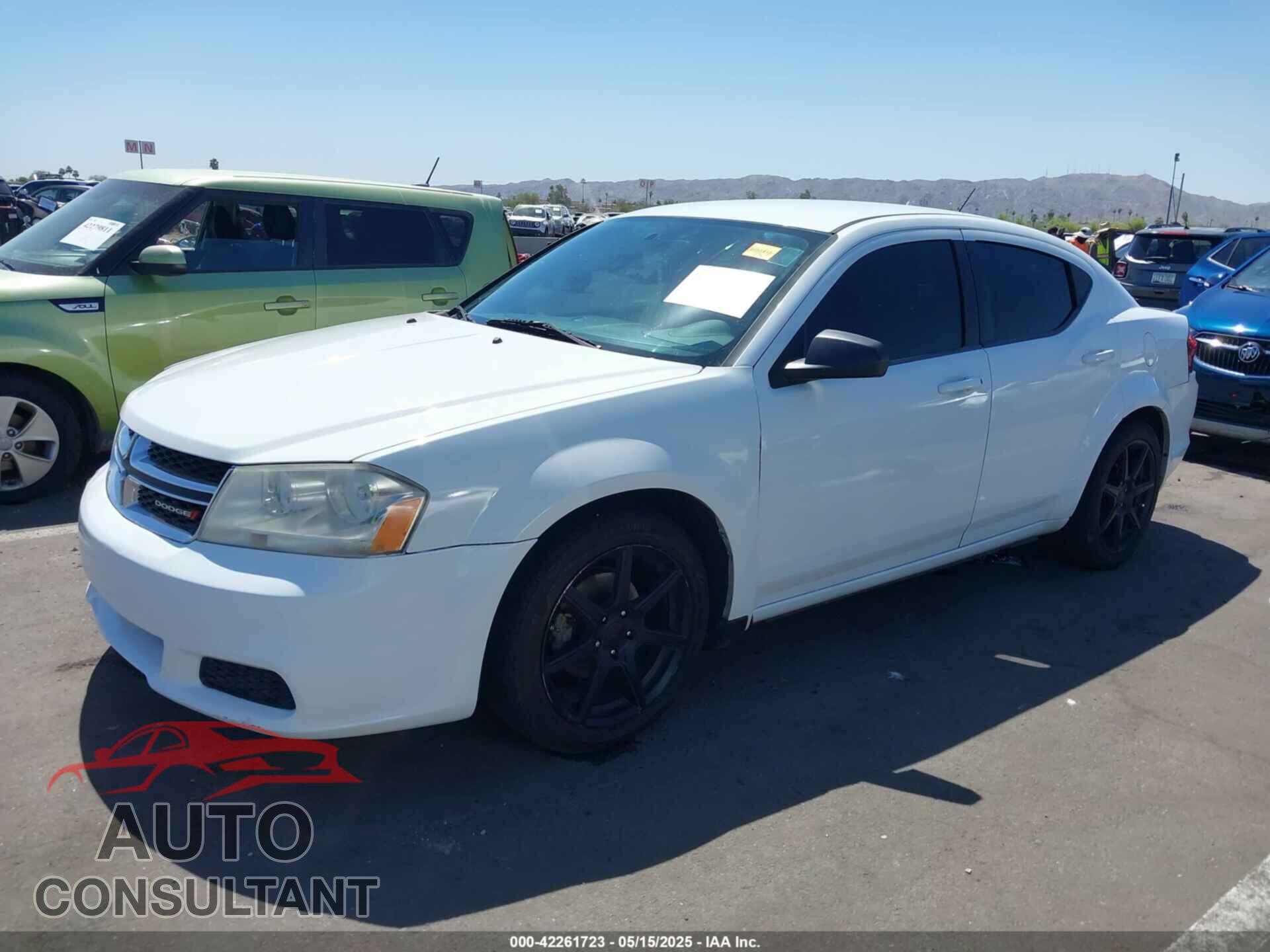 DODGE AVENGER 2013 - 1C3CDZAB3DN636737