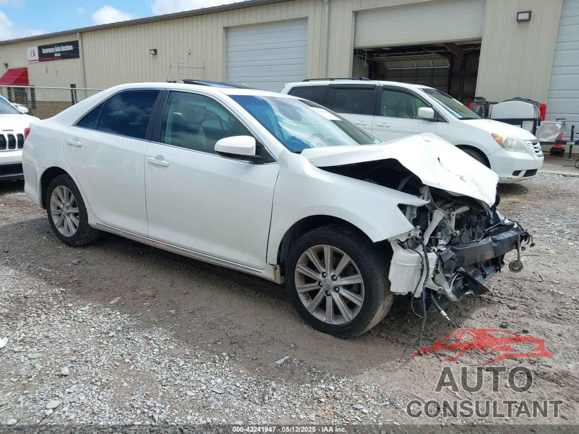 TOYOTA CAMRY 2012 - 4T1BF1FK8CU532501