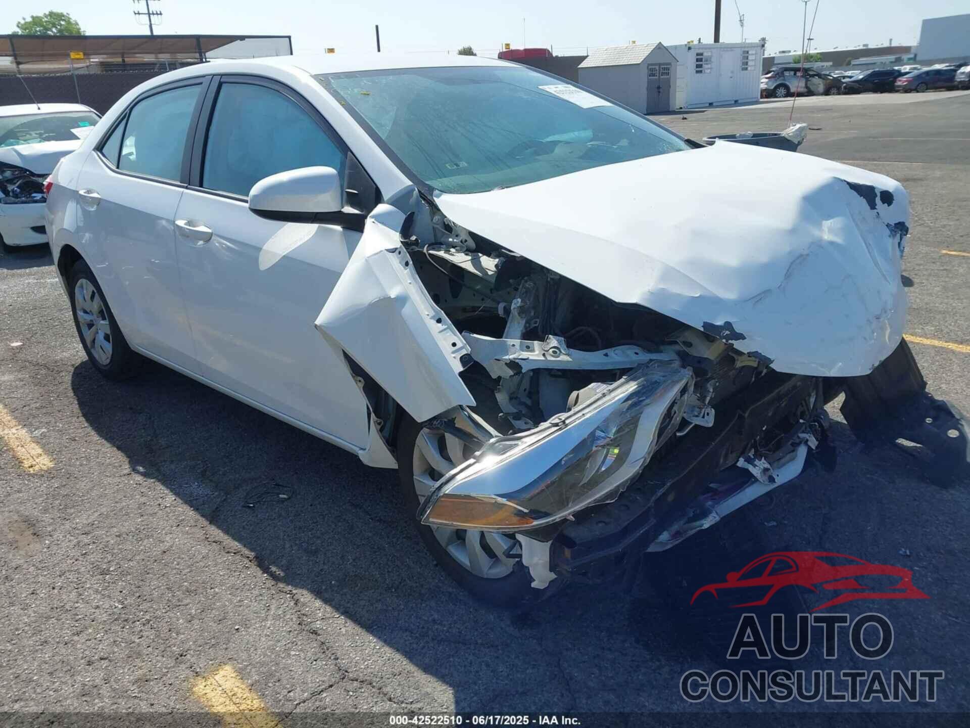 TOYOTA COROLLA 2016 - 5YFBURHE4GP509882