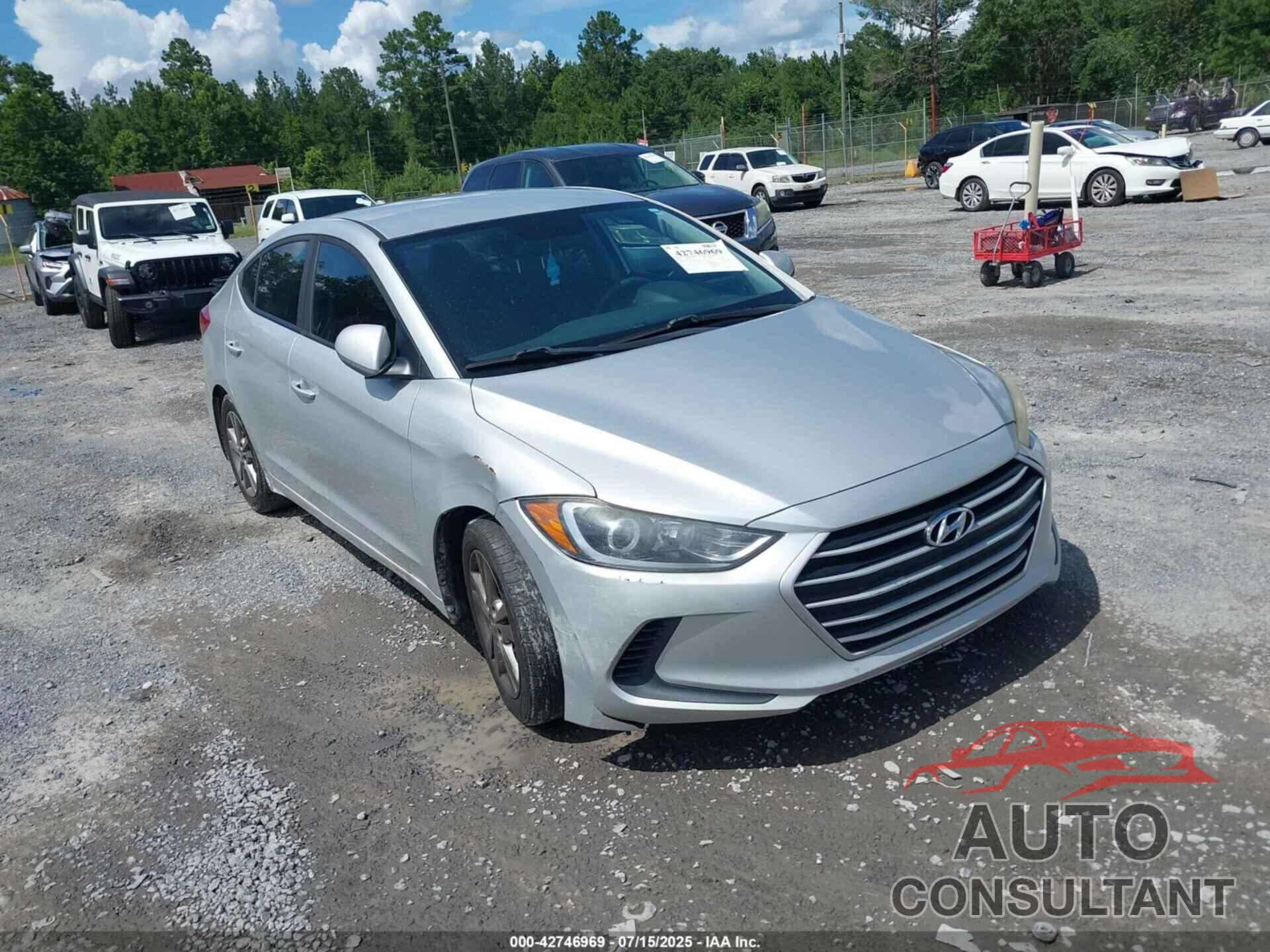 HYUNDAI ELANTRA 2018 - 5NPD84LFXJH342206