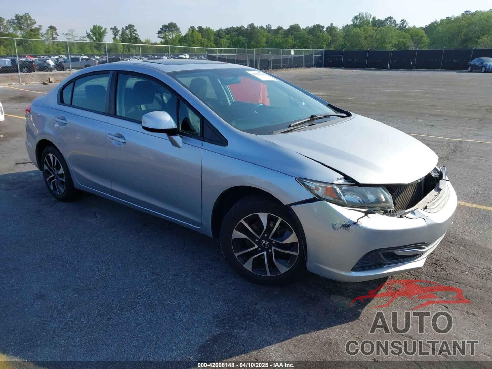 HONDA CIVIC 2013 - 19XFB2F87DE236168