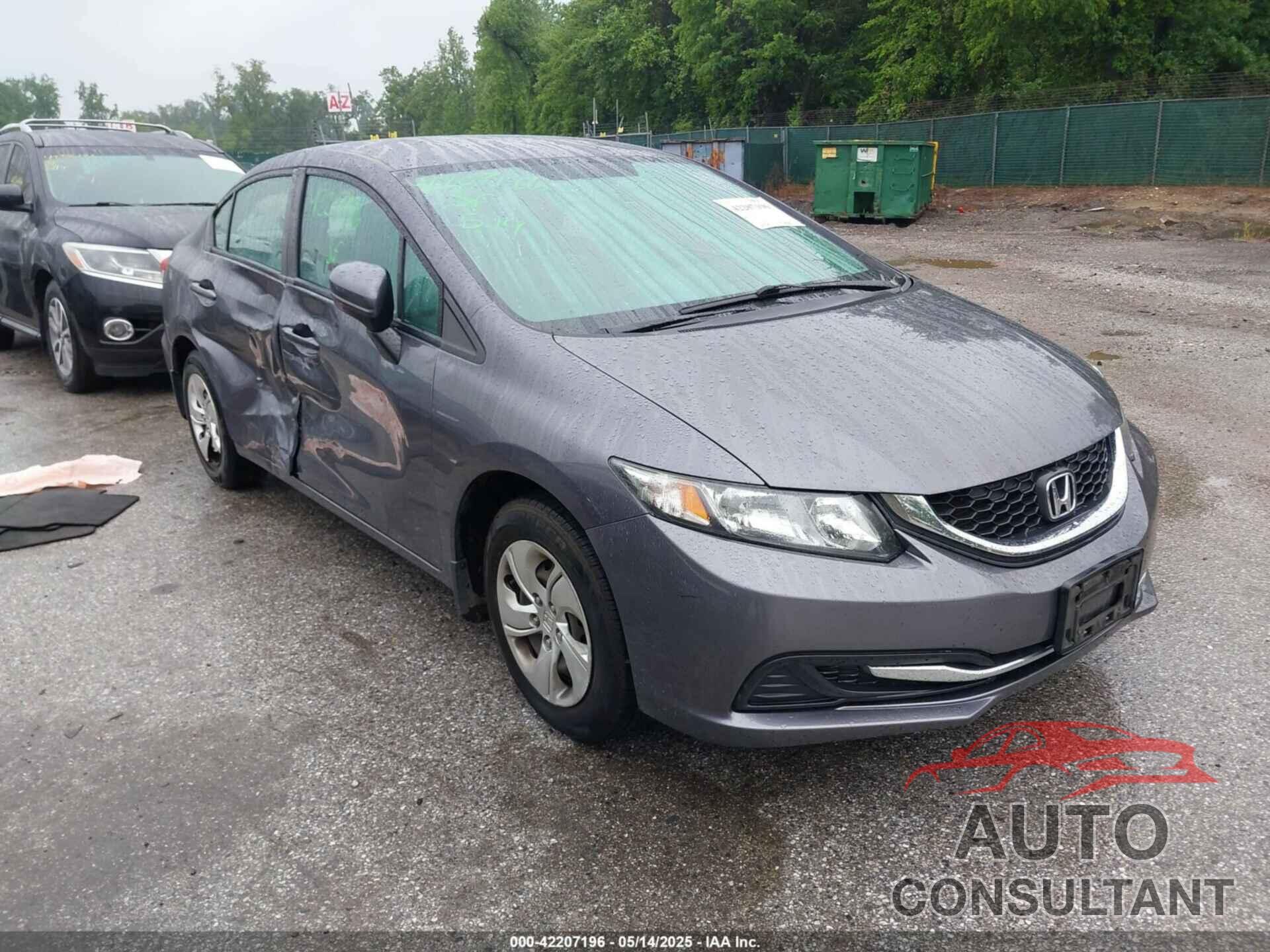 HONDA CIVIC 2015 - 19XFB2F54FE296837