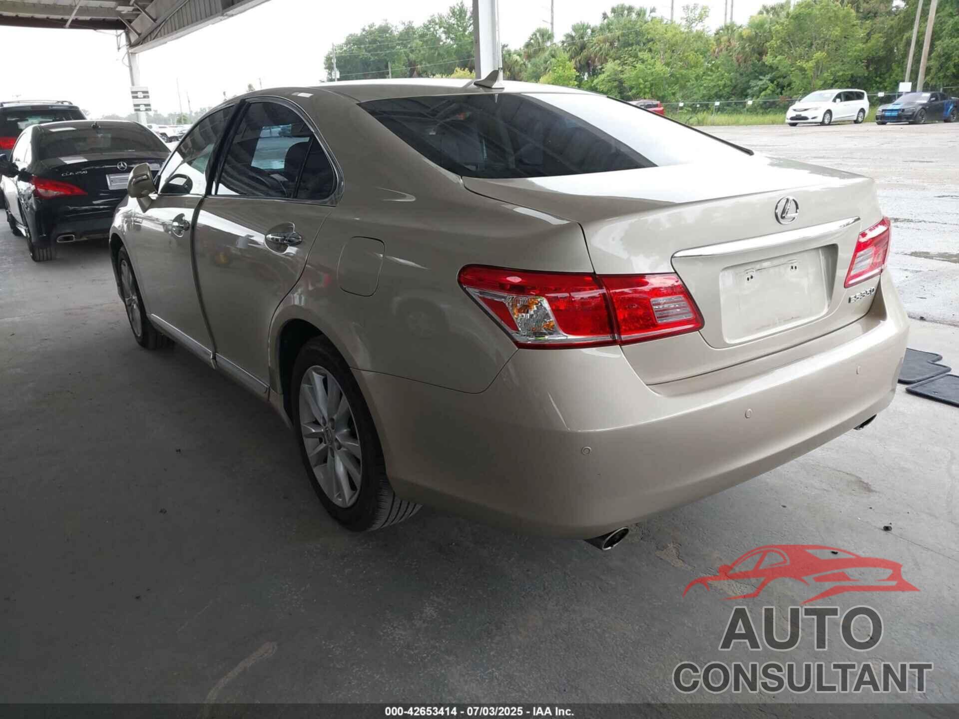 LEXUS ES 350 2011 - JTHBK1EG9B2457636