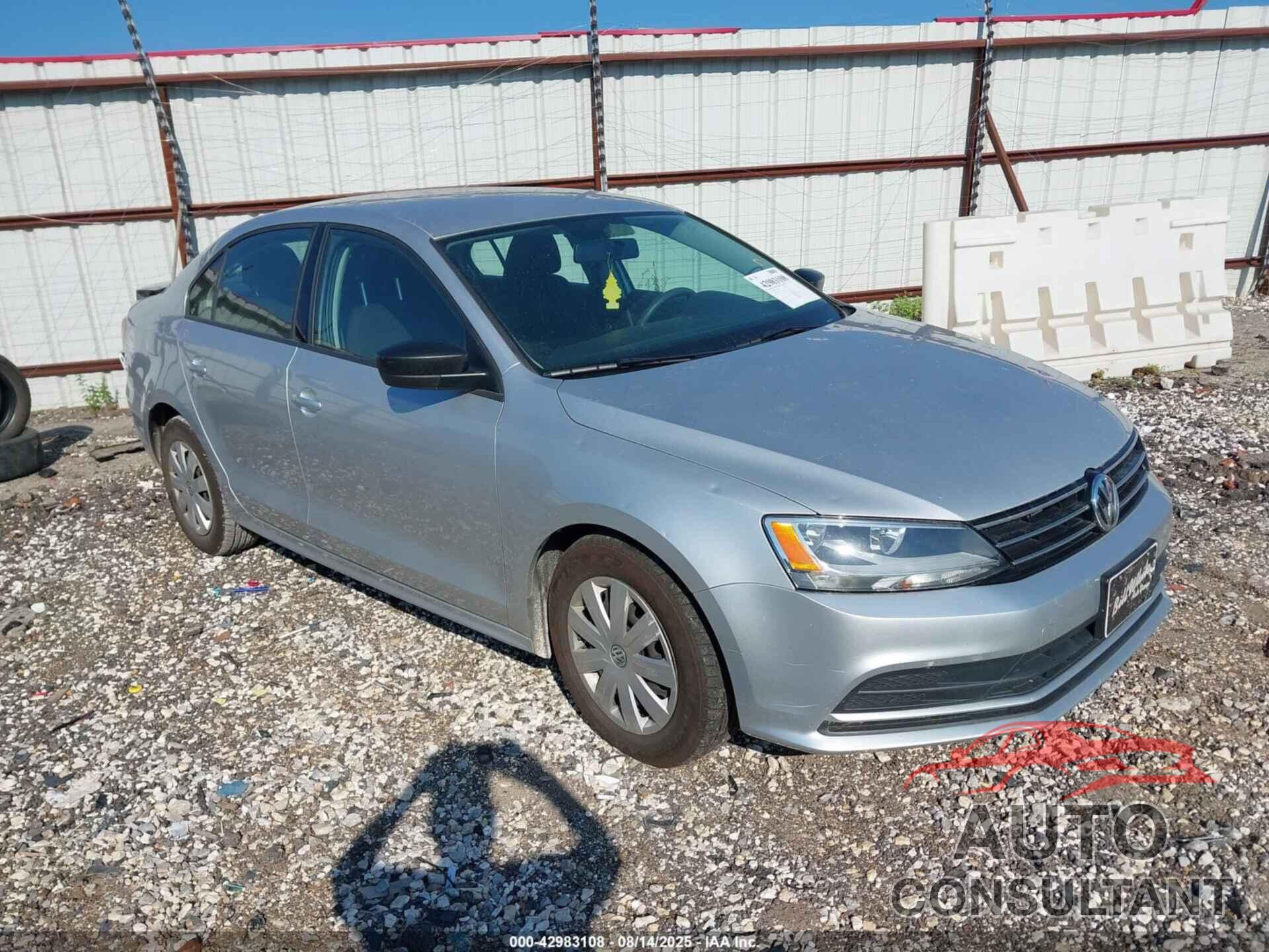 VOLKSWAGEN JETTA 2016 - 3VW267AJ0GM338221