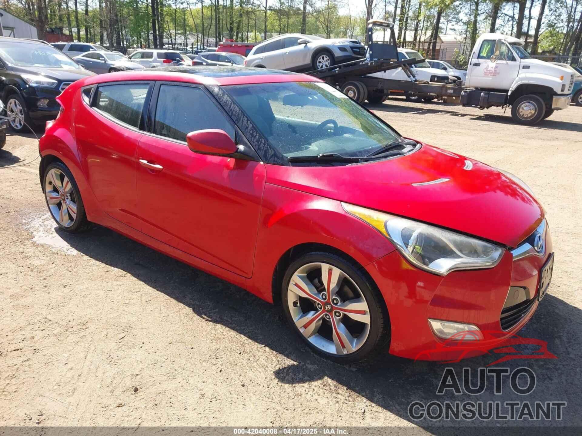 HYUNDAI VELOSTER 2012 - KMHTC6AD0CU048339