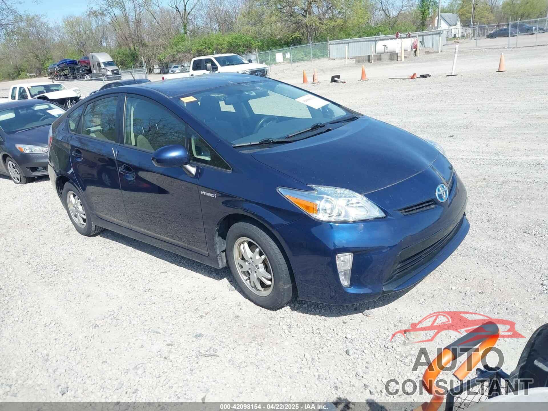 TOYOTA PRIUS 2013 - JTDKN3DU6D0343622