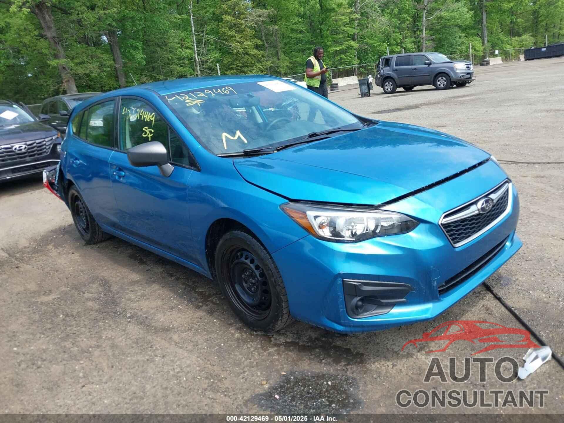 SUBARU IMPREZA 2018 - 4S3GTAA69J3723926