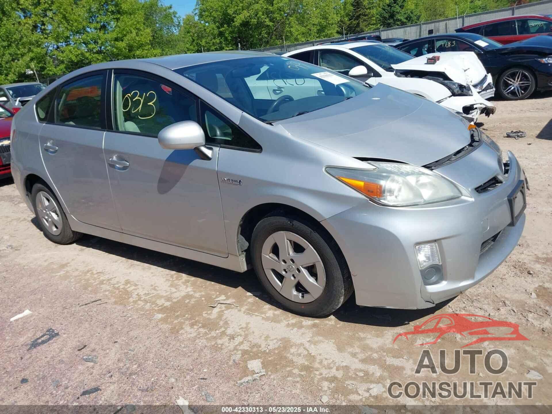 TOYOTA PRIUS 2011 - JTDKN3DU9B0296292