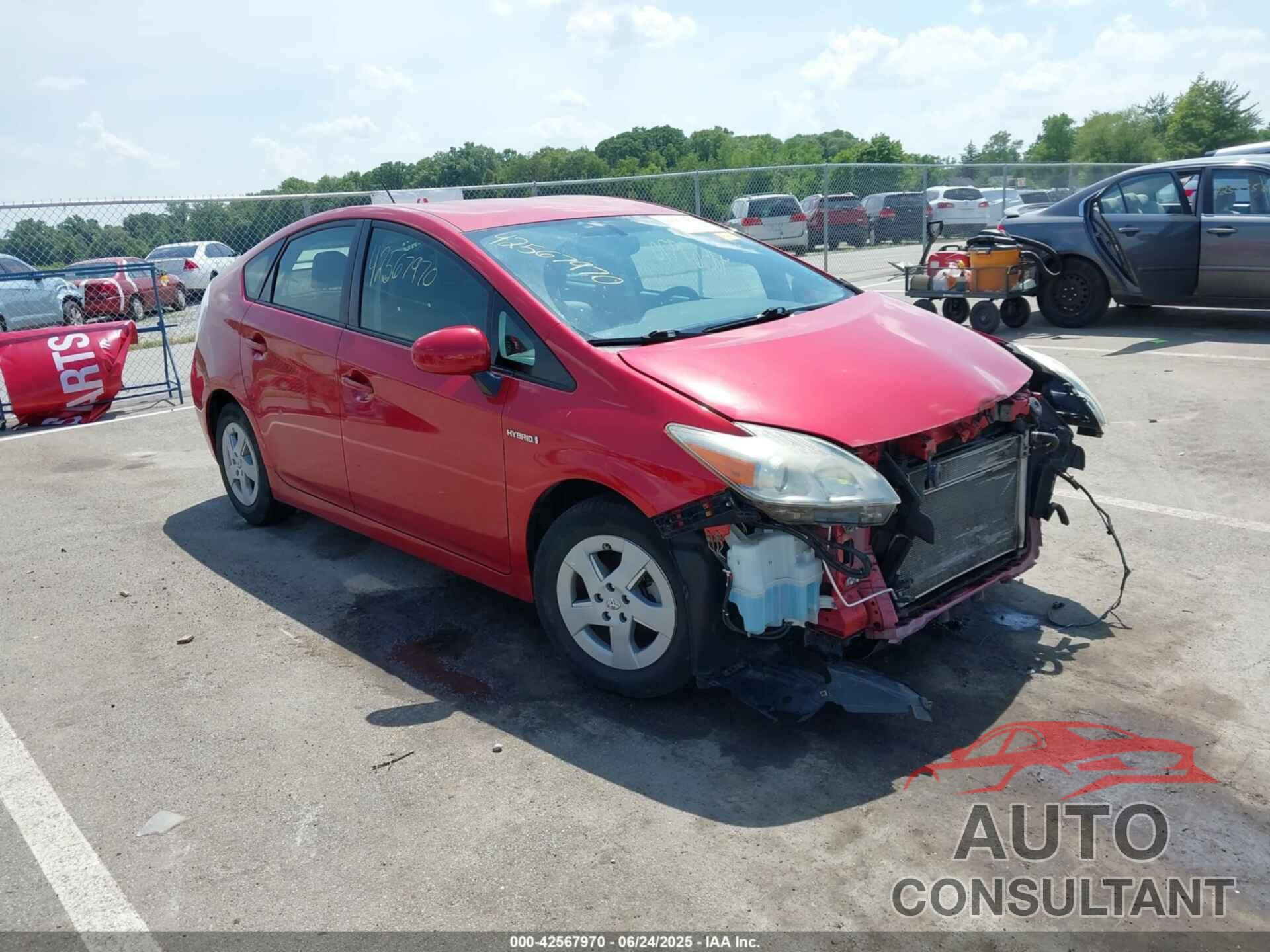 TOYOTA PRIUS 2011 - JTDKN3DU7B1422059