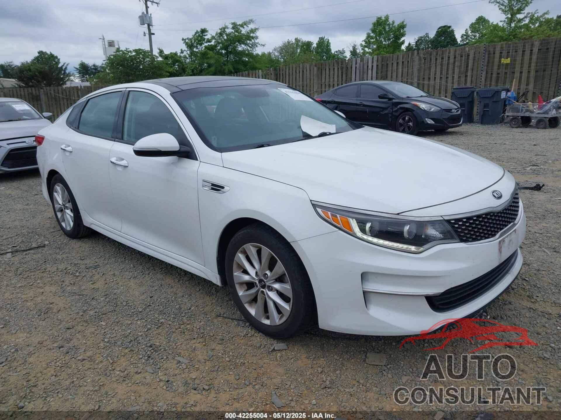 KIA OPTIMA 2016 - 5XXGU4L33GG085831