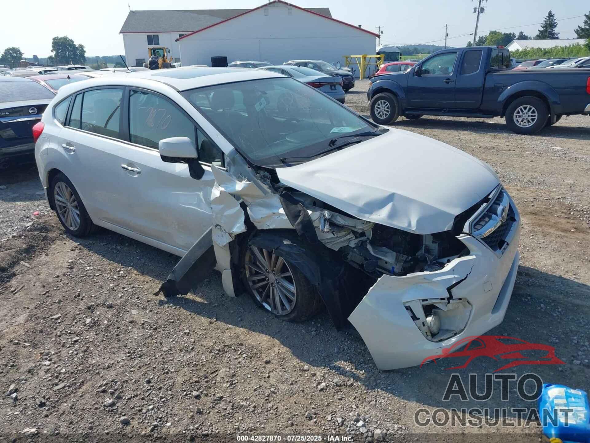 SUBARU IMPREZA 2012 - JF1GPAK60CH201278