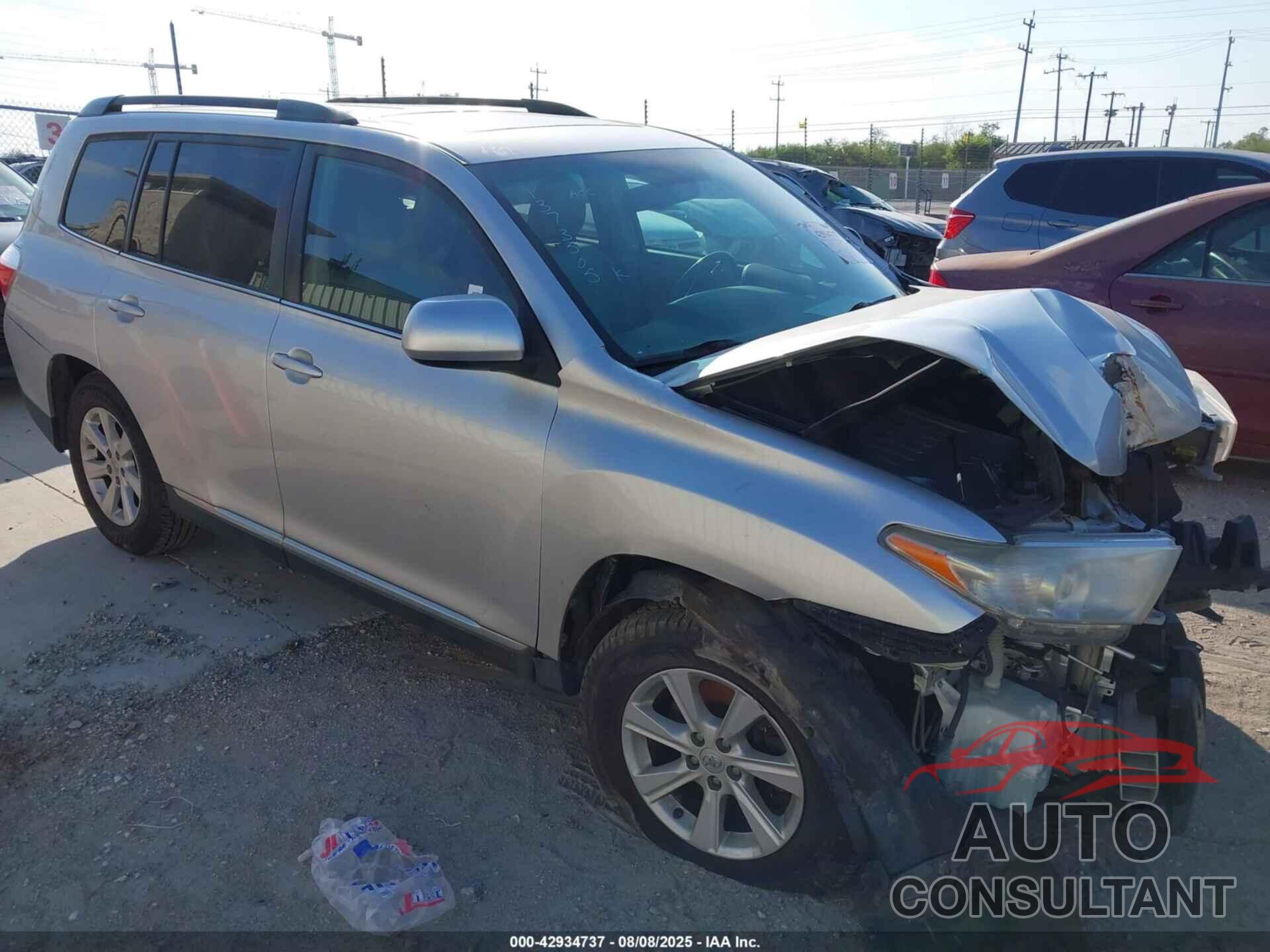 TOYOTA HIGHLANDER 2011 - 5TDBK3EH7BS049201