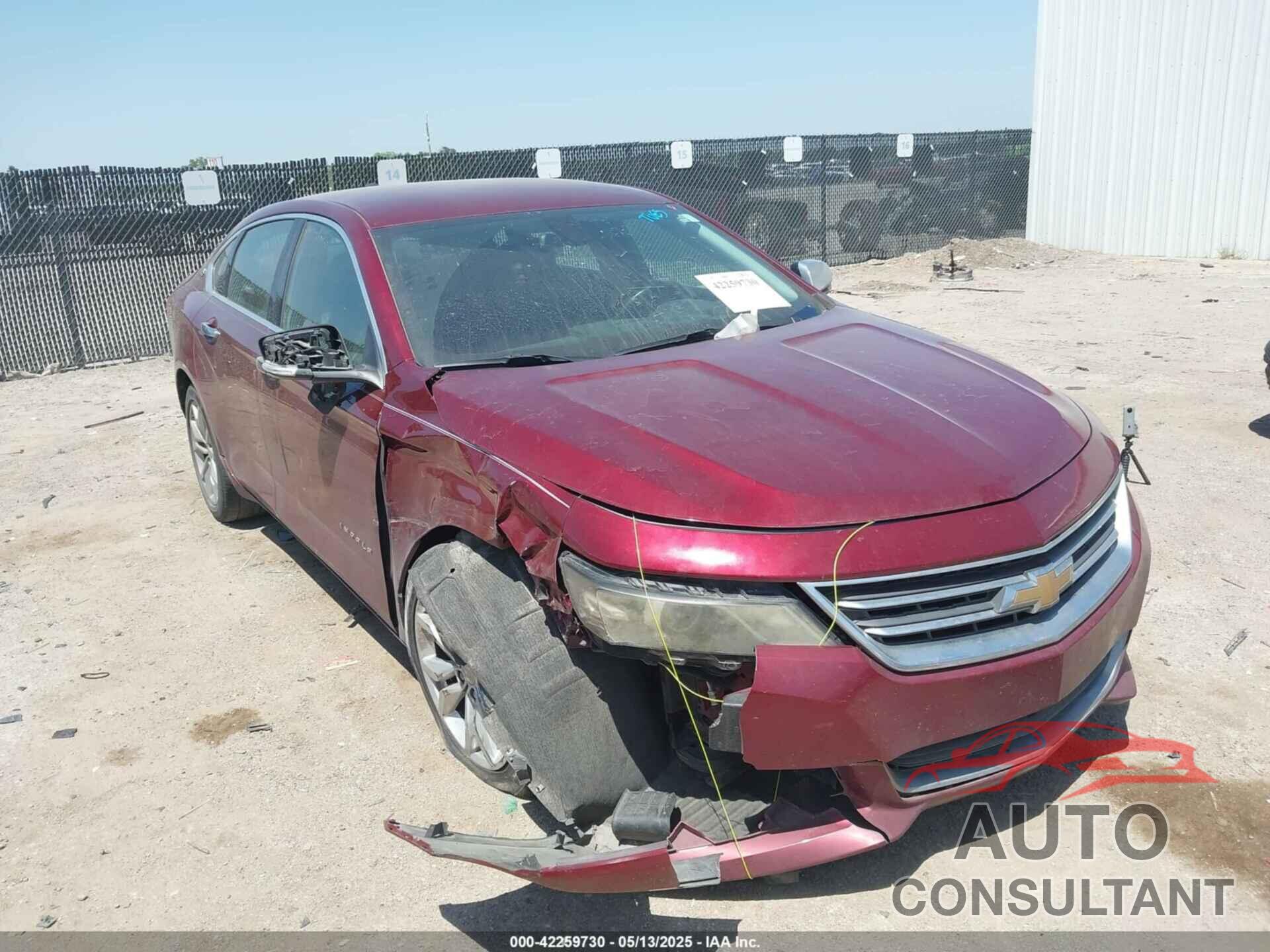 CHEVROLET IMPALA 2017 - 2G1105S35H9104373