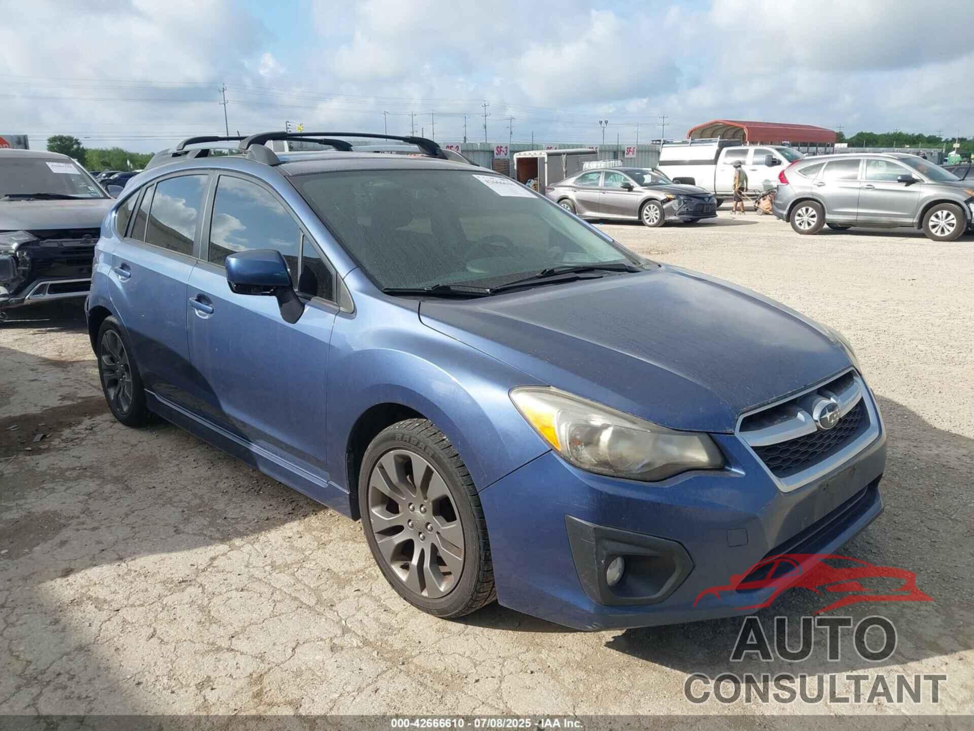 SUBARU IMPREZA 2012 - JF1GPAL69CH214867