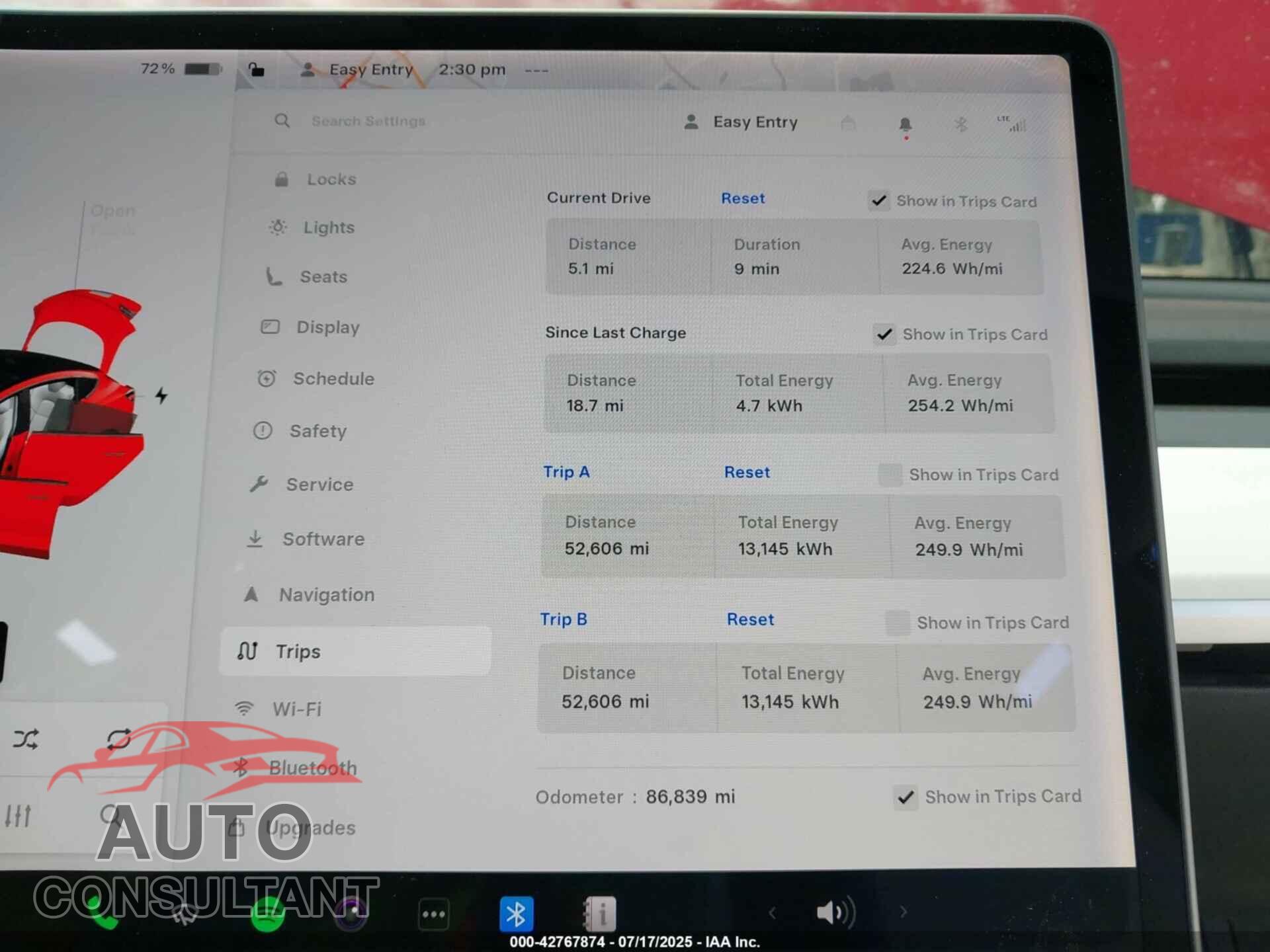 TESLA MODEL 3 2019 - 5YJ3E1EA6KF537028