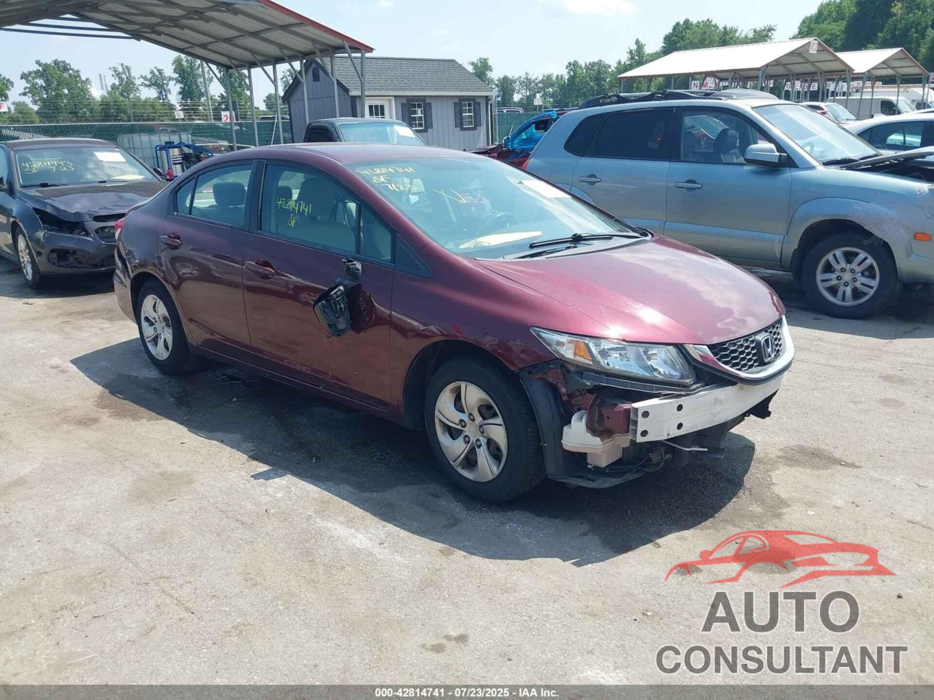 HONDA CIVIC 2015 - 19XFB2F50FE700751