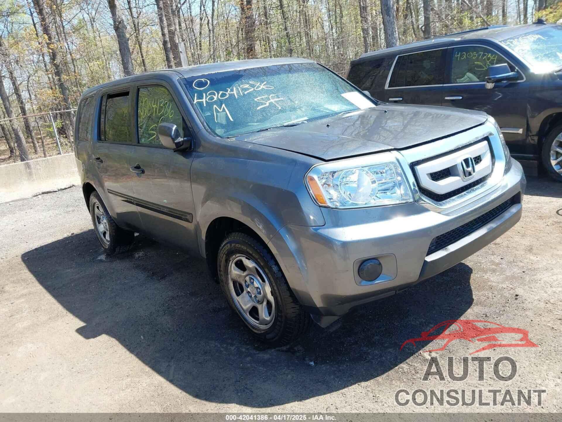 HONDA PILOT 2011 - 5FNYF4H27BB036447