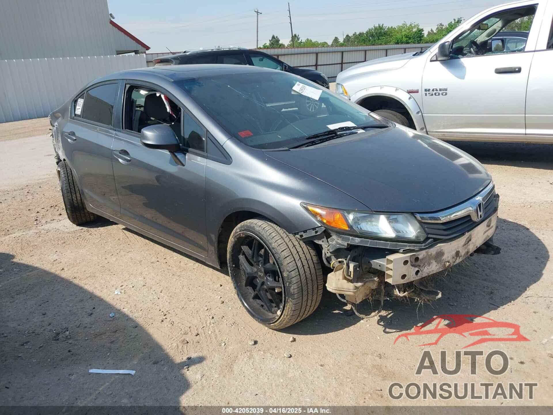 HONDA CIVIC 2012 - 2HGFB2F8XCH316567