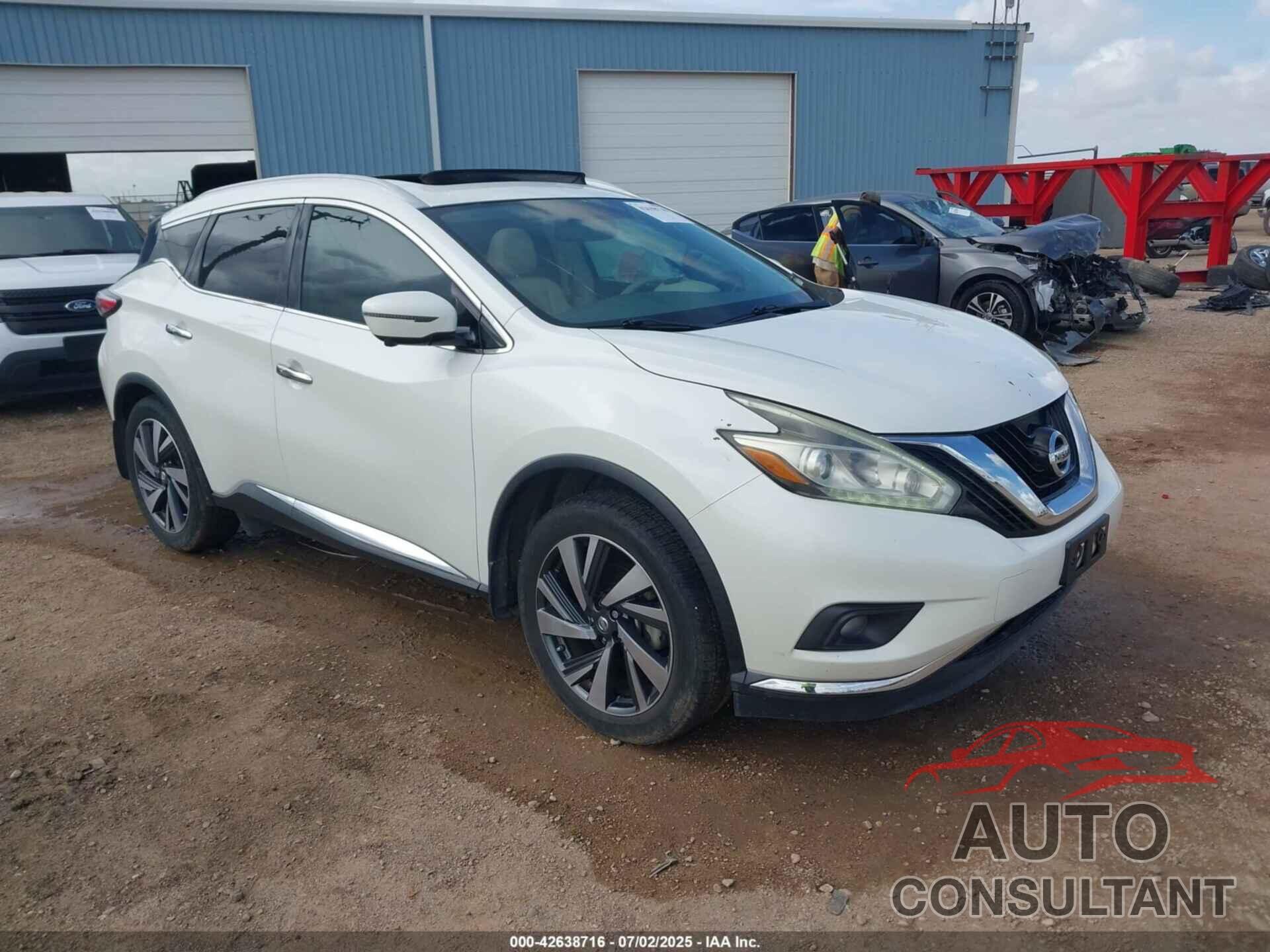 NISSAN MURANO 2016 - 5N1AZ2MG5GN144441