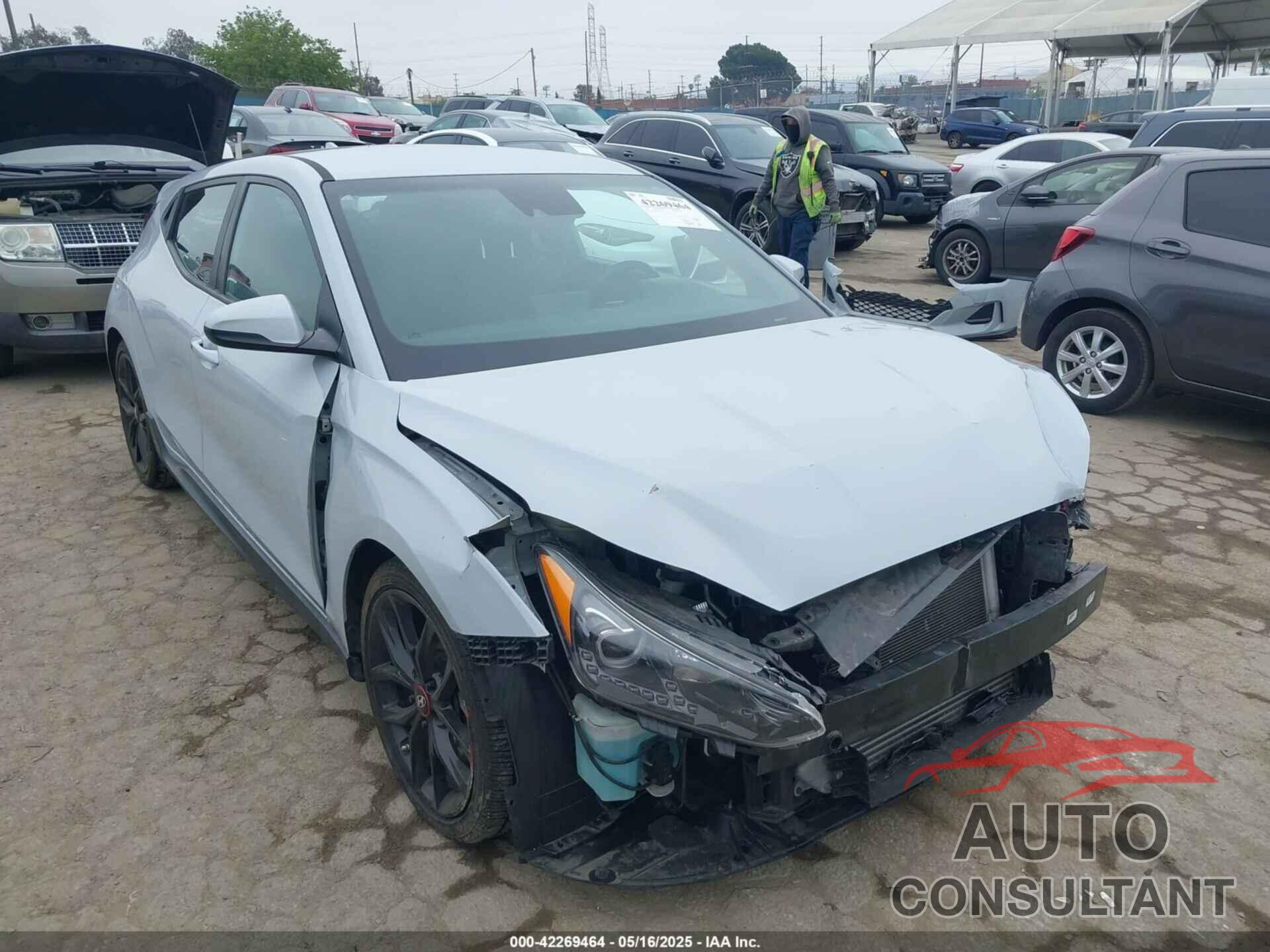HYUNDAI VELOSTER 2019 - KMHTH6ABXKU007246