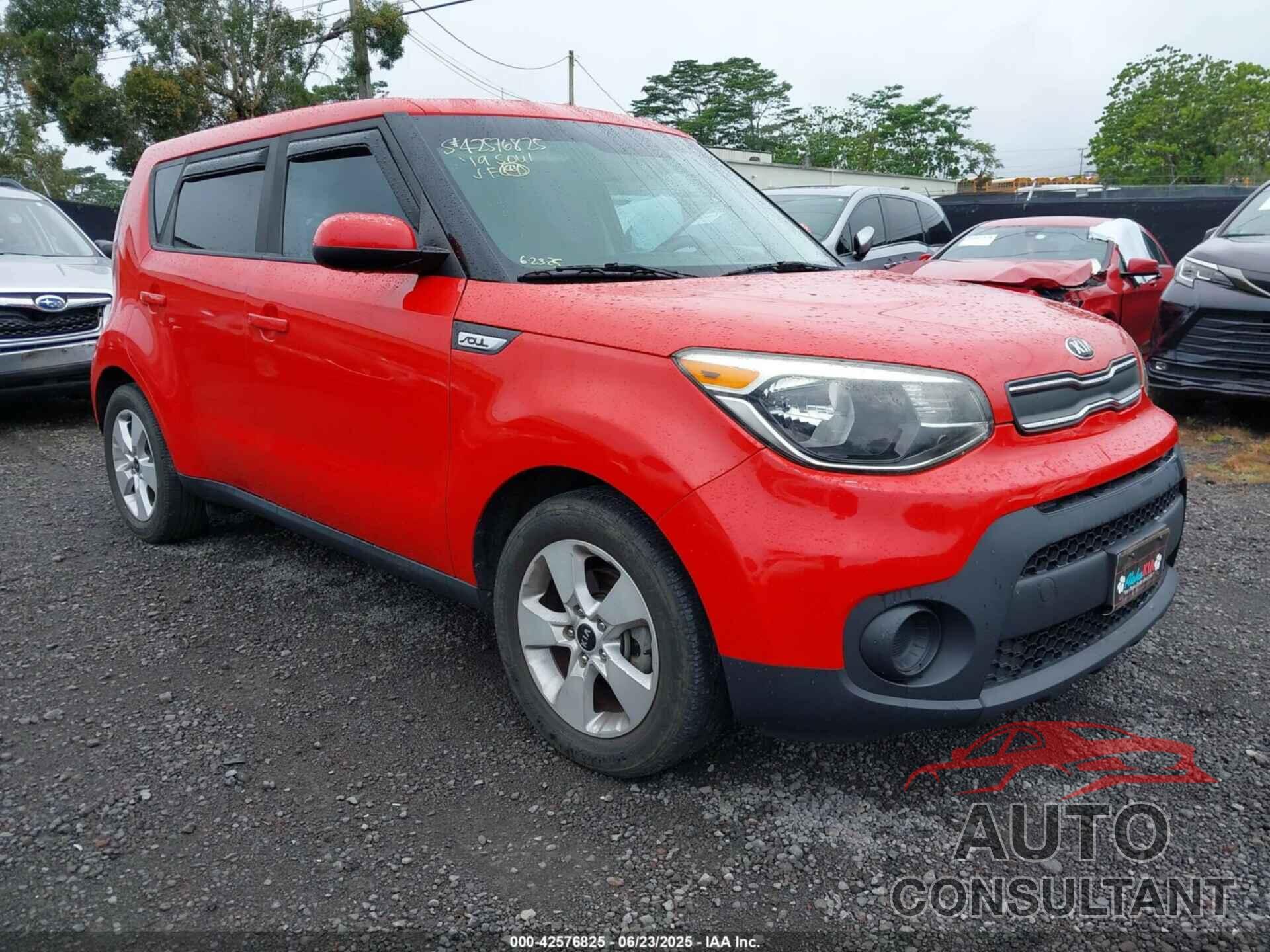 KIA SOUL 2019 - KNDJN2A29K7663160