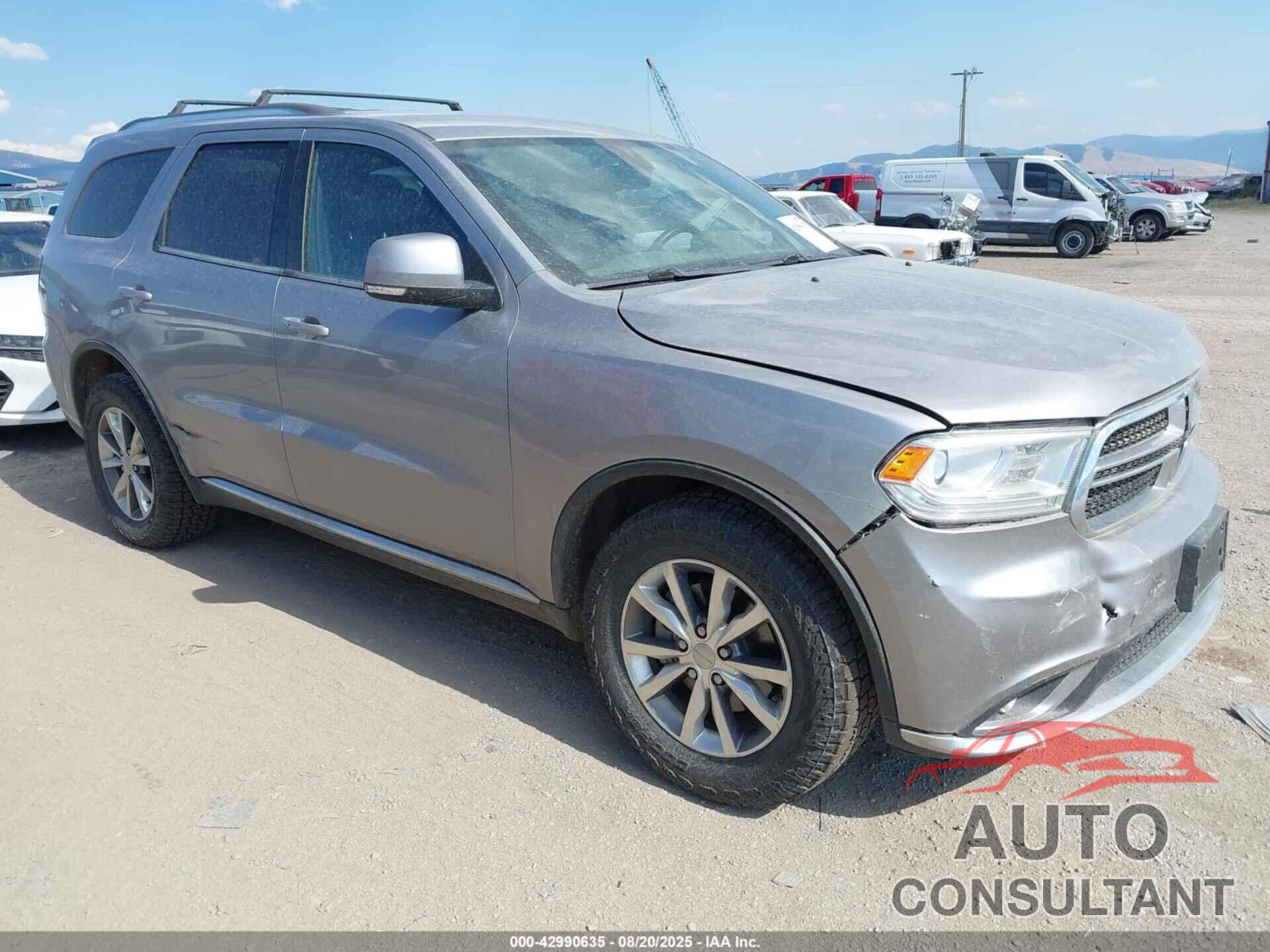 DODGE DURANGO 2015 - 1C4RDJDG9FC837331