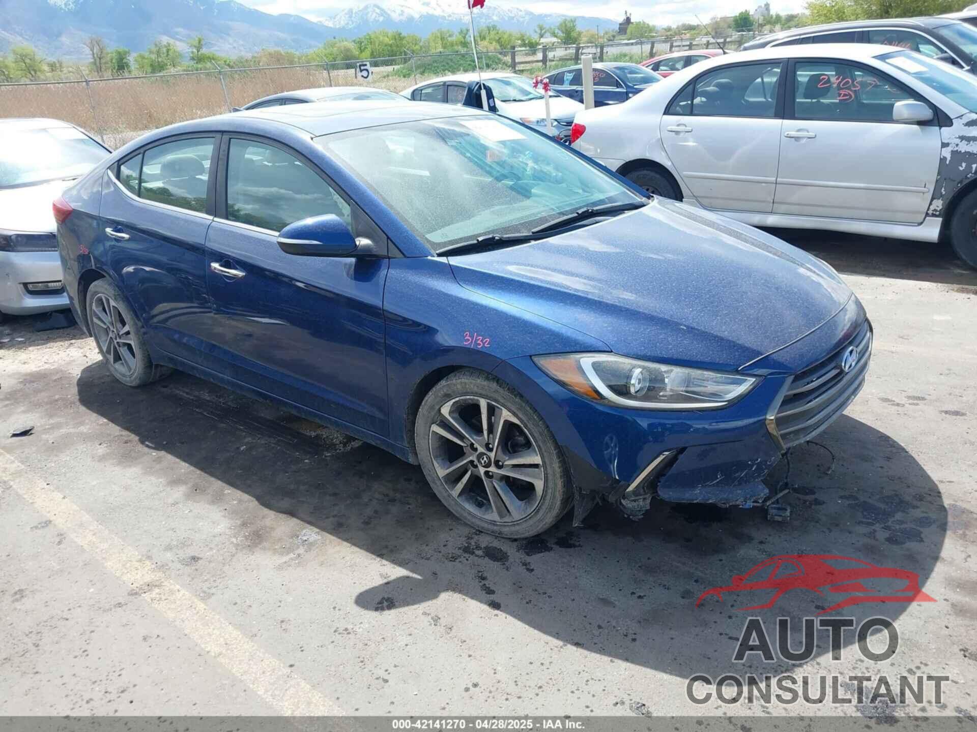 HYUNDAI ELANTRA 2017 - 5NPD84LF0HH061400
